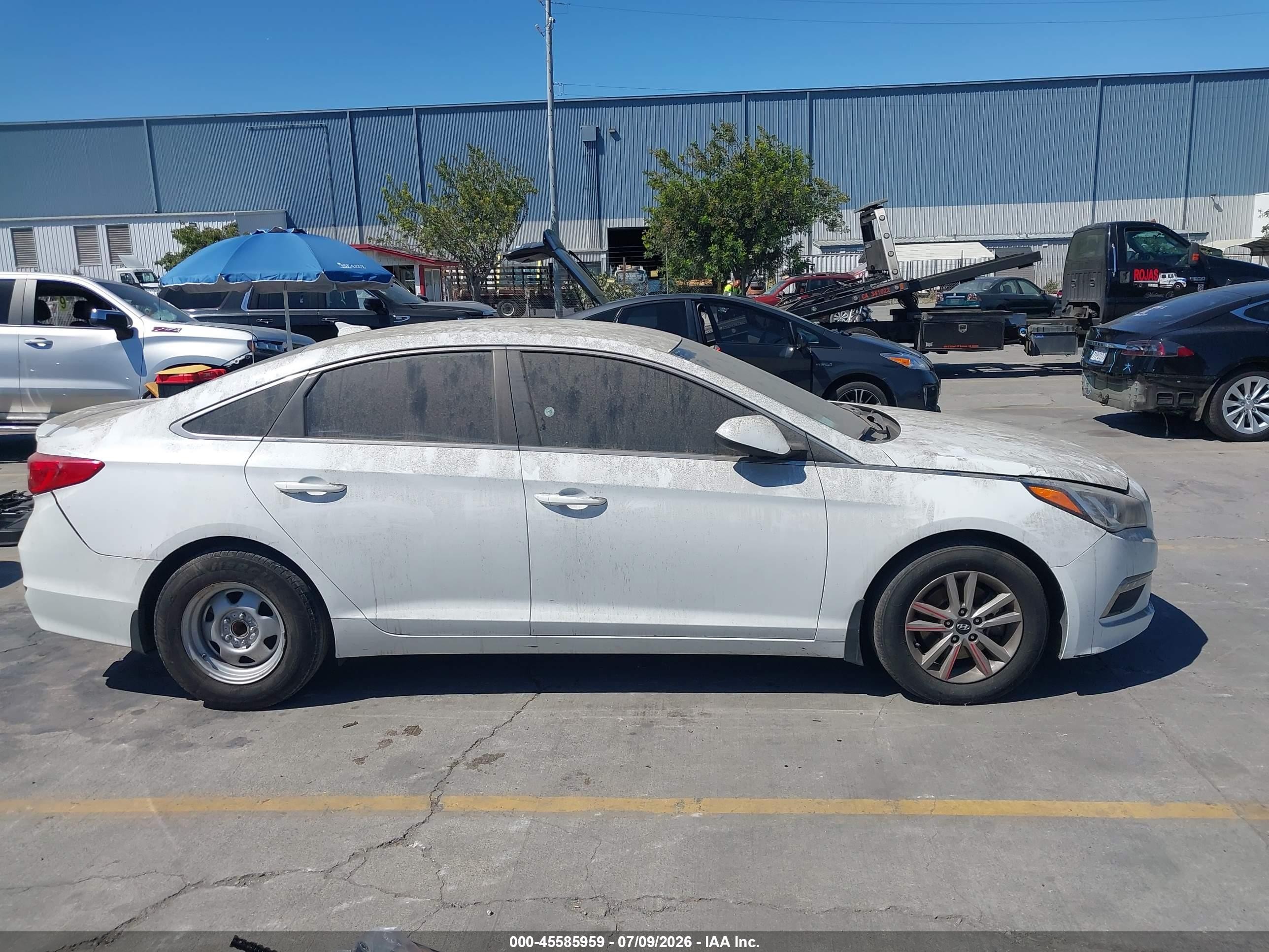 2015 Hyundai Sonata Se White vin: 5NPE24AF2FH220939