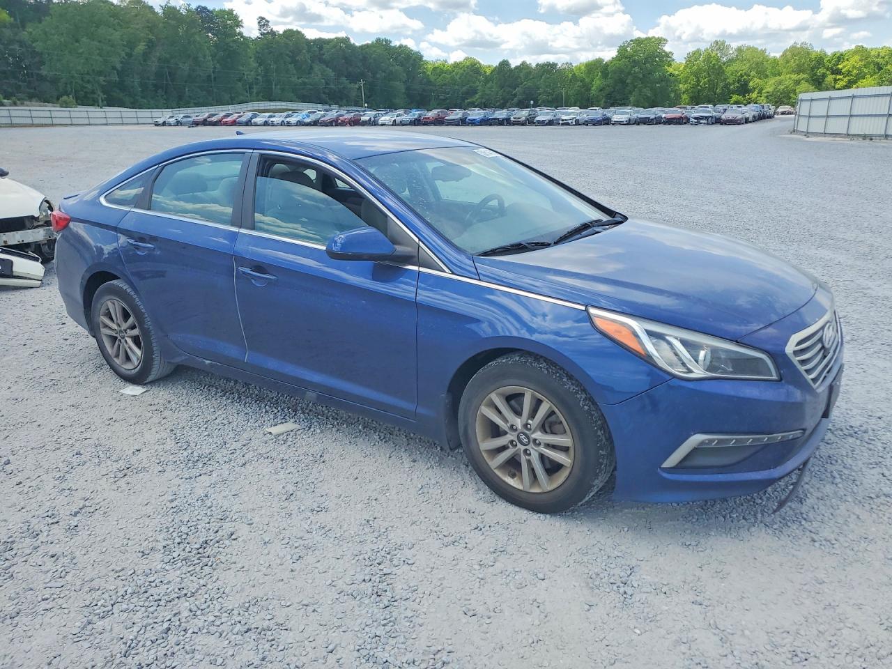 2015 Hyundai Sonata Se Blue vin: 5NPE24AF2FH221394