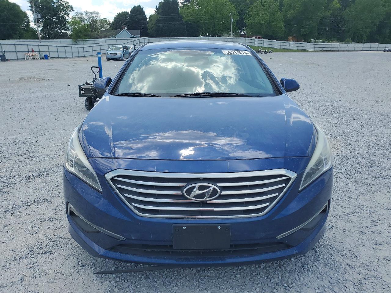 2015 Hyundai Sonata Se Blue vin: 5NPE24AF2FH221394