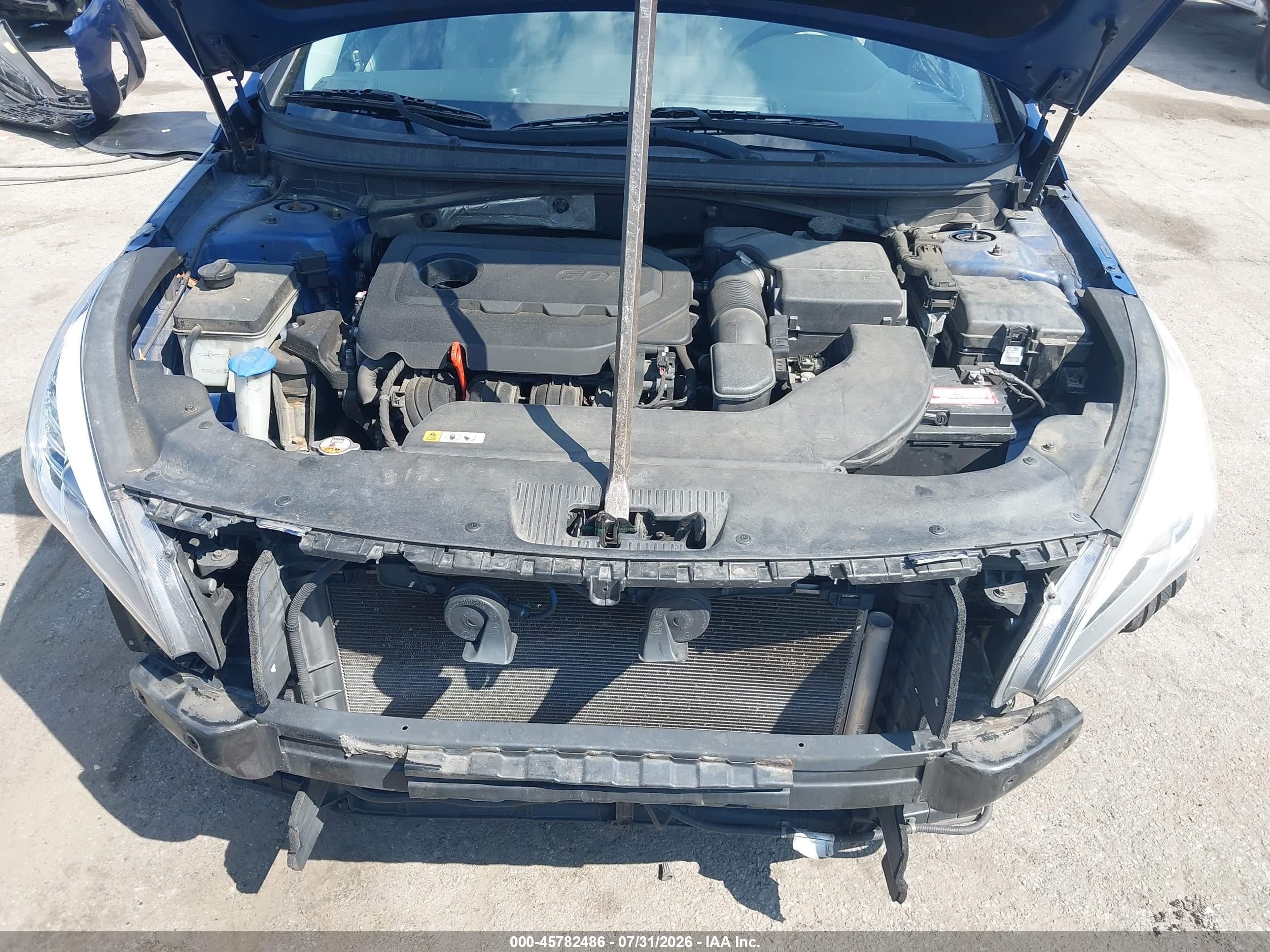 2015 Hyundai Sonata Se Blue vin: 5NPE24AF2FH222447