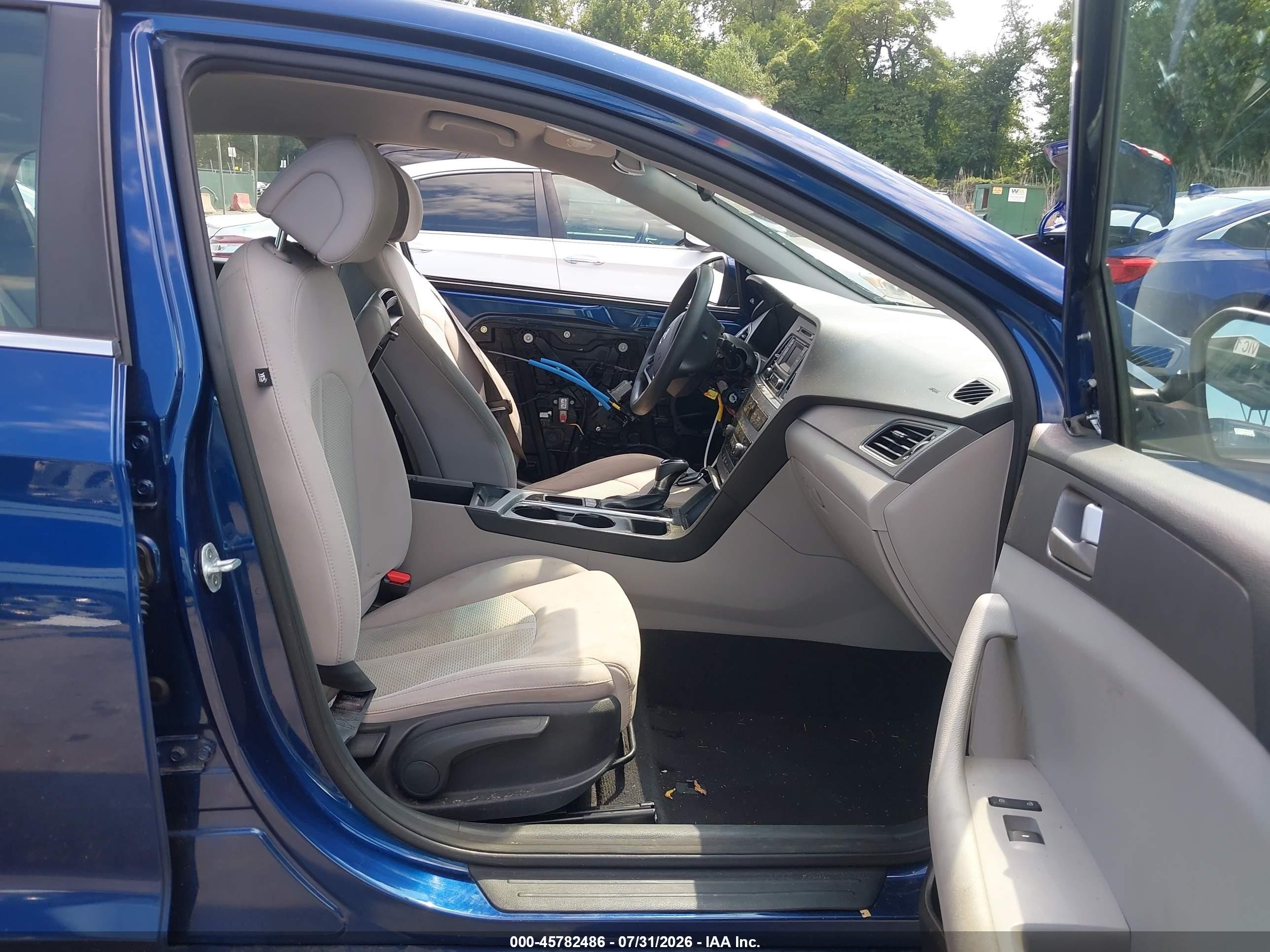 2015 Hyundai Sonata Se Blue vin: 5NPE24AF2FH222447