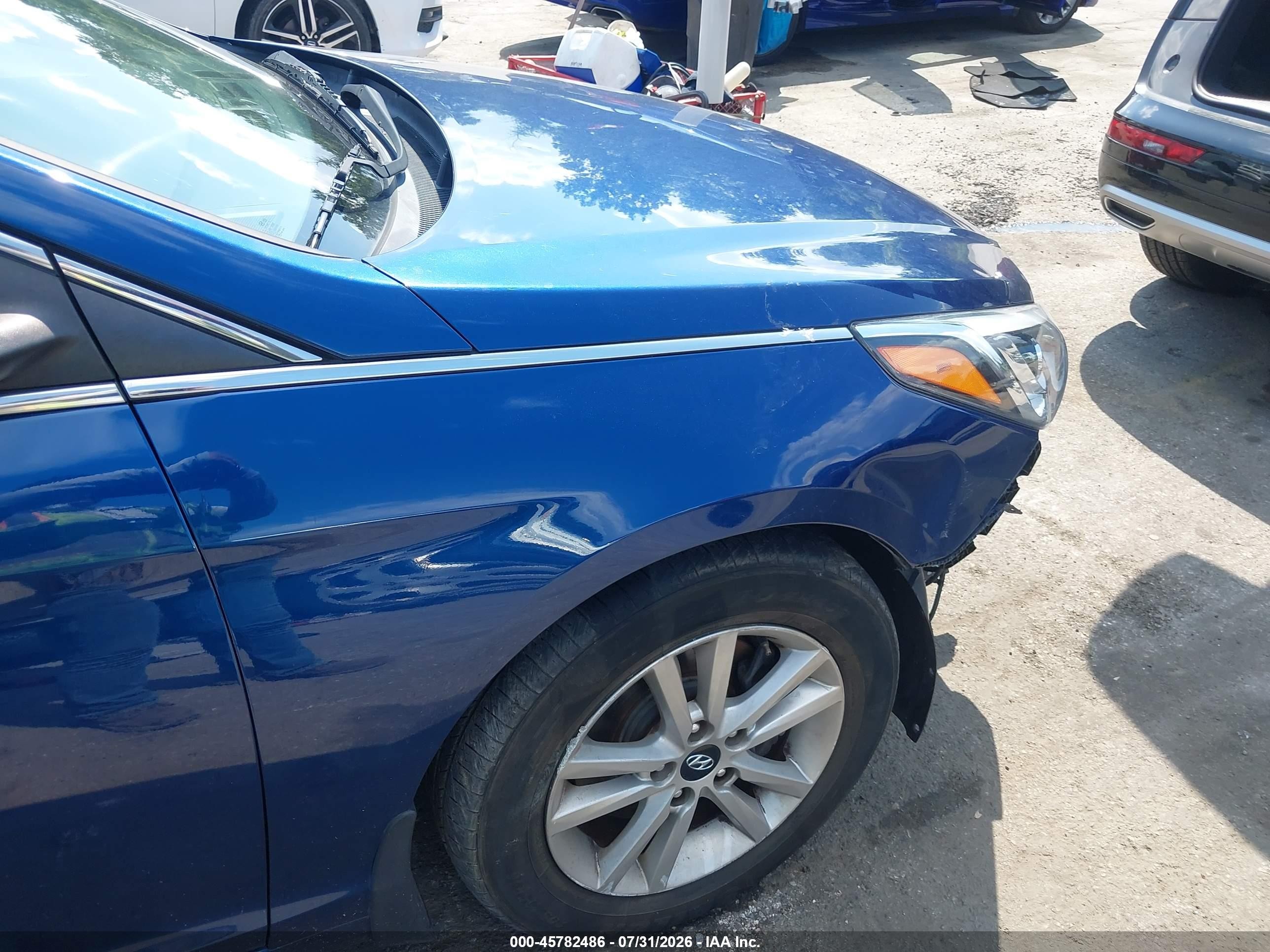 2015 Hyundai Sonata Se Blue vin: 5NPE24AF2FH222447