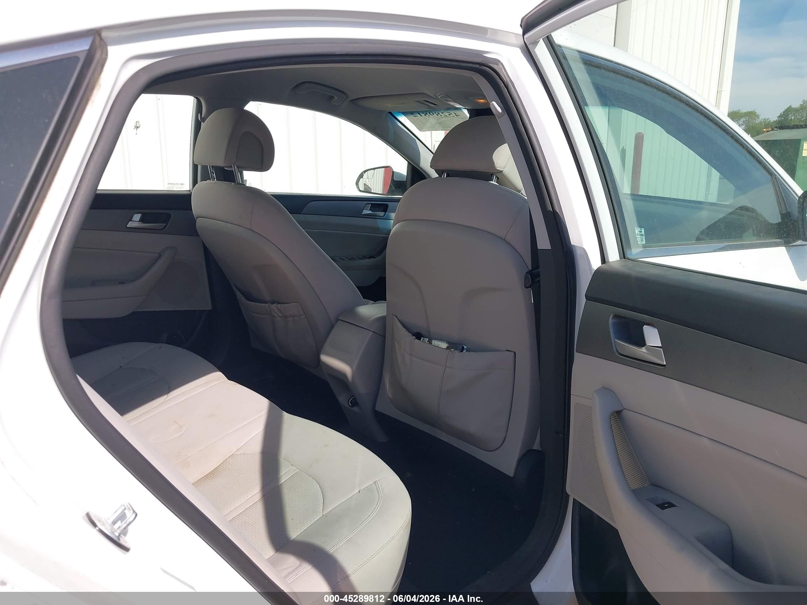 2015 Hyundai Sonata Se White vin: 5NPE24AF2FH224957