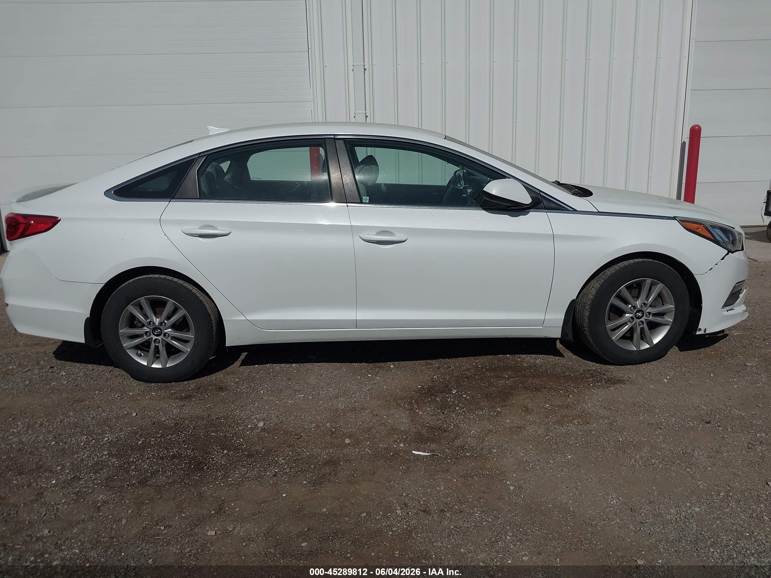 2015 Hyundai Sonata Se White vin: 5NPE24AF2FH224957