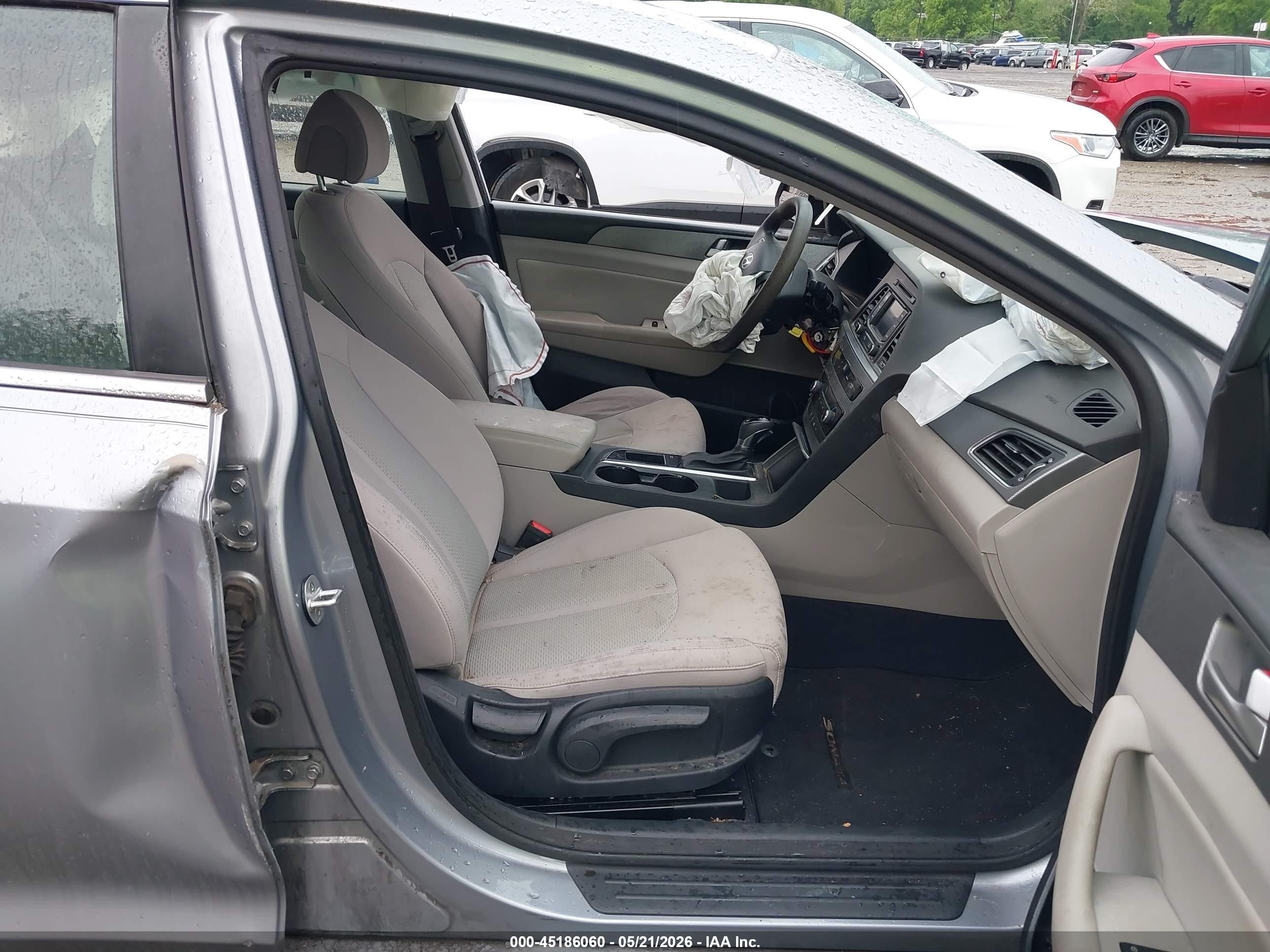 2015 Hyundai Sonata Se Silver vin: 5NPE24AF2FH232234