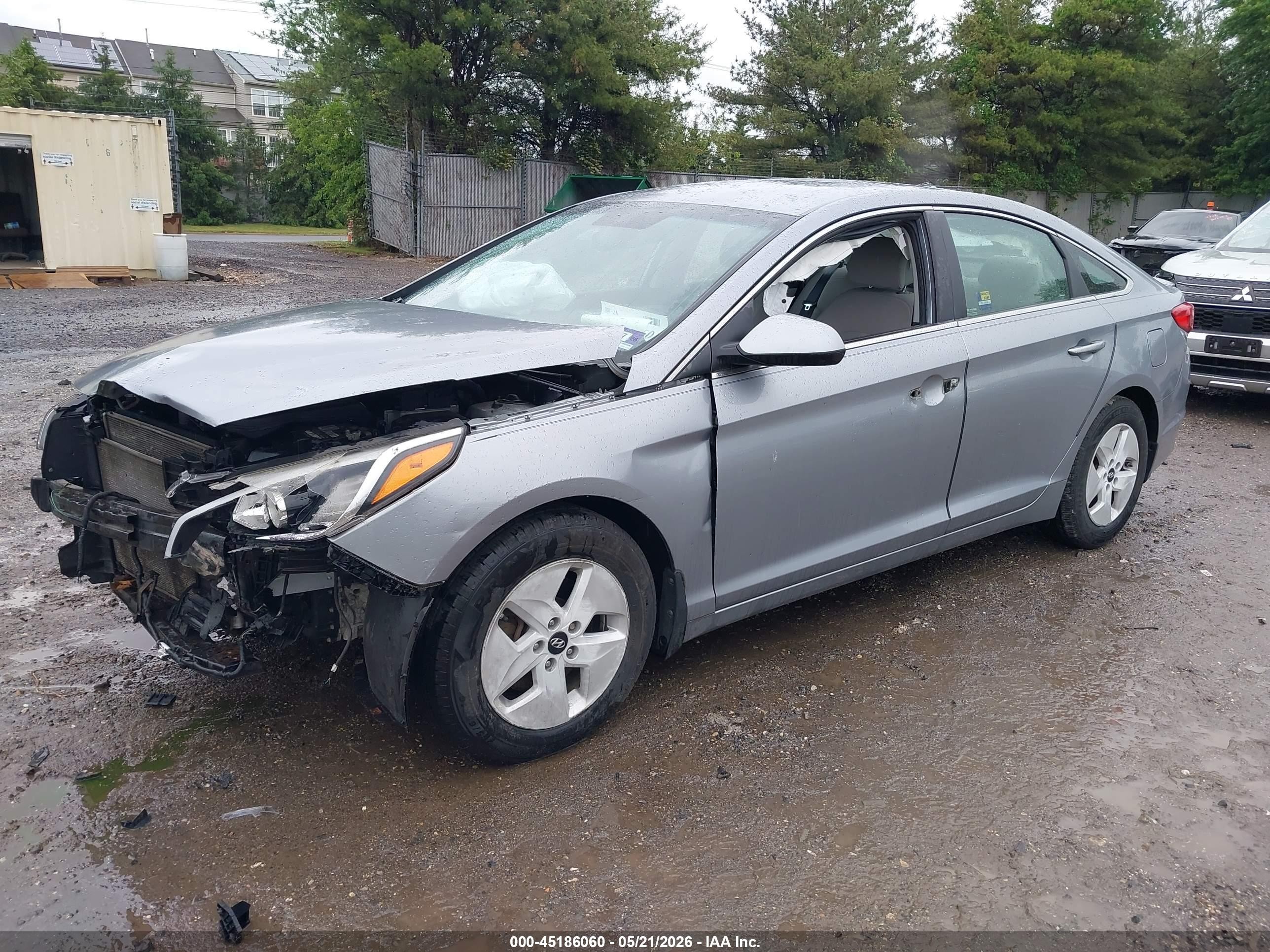 2015 Hyundai Sonata Se Silver vin: 5NPE24AF2FH232234