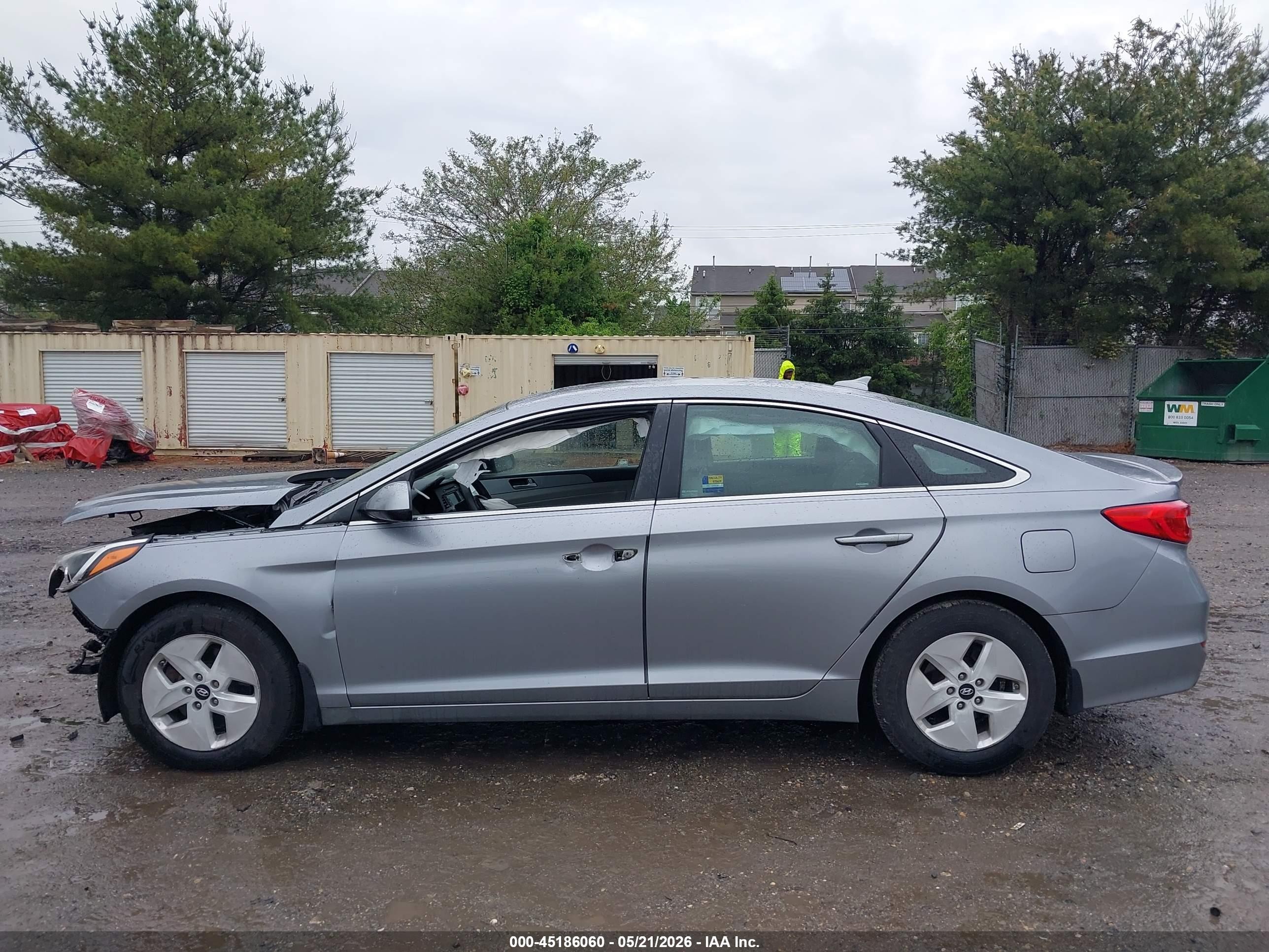 2015 Hyundai Sonata Se Silver vin: 5NPE24AF2FH232234