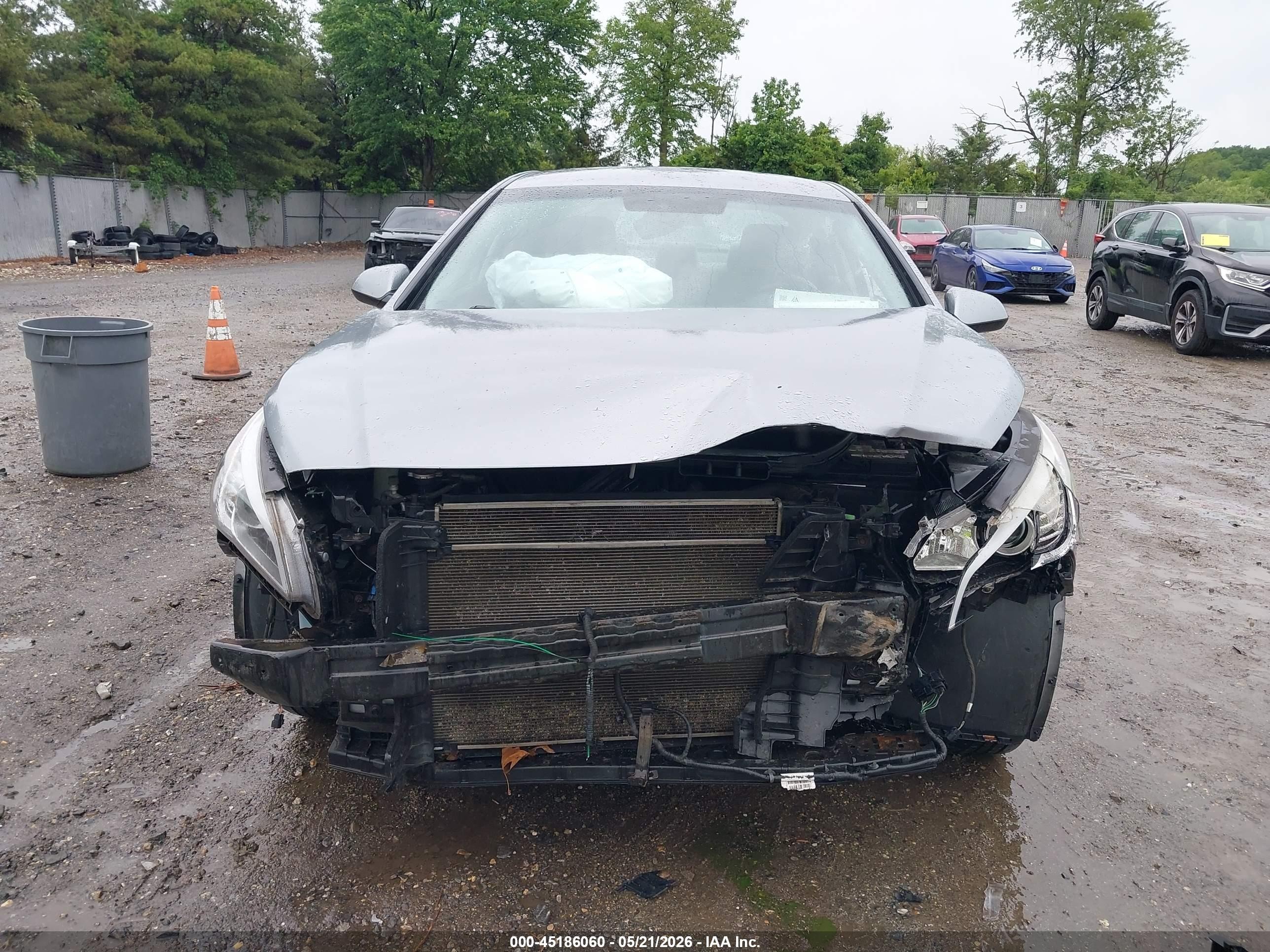 2015 Hyundai Sonata Se Silver vin: 5NPE24AF2FH232234