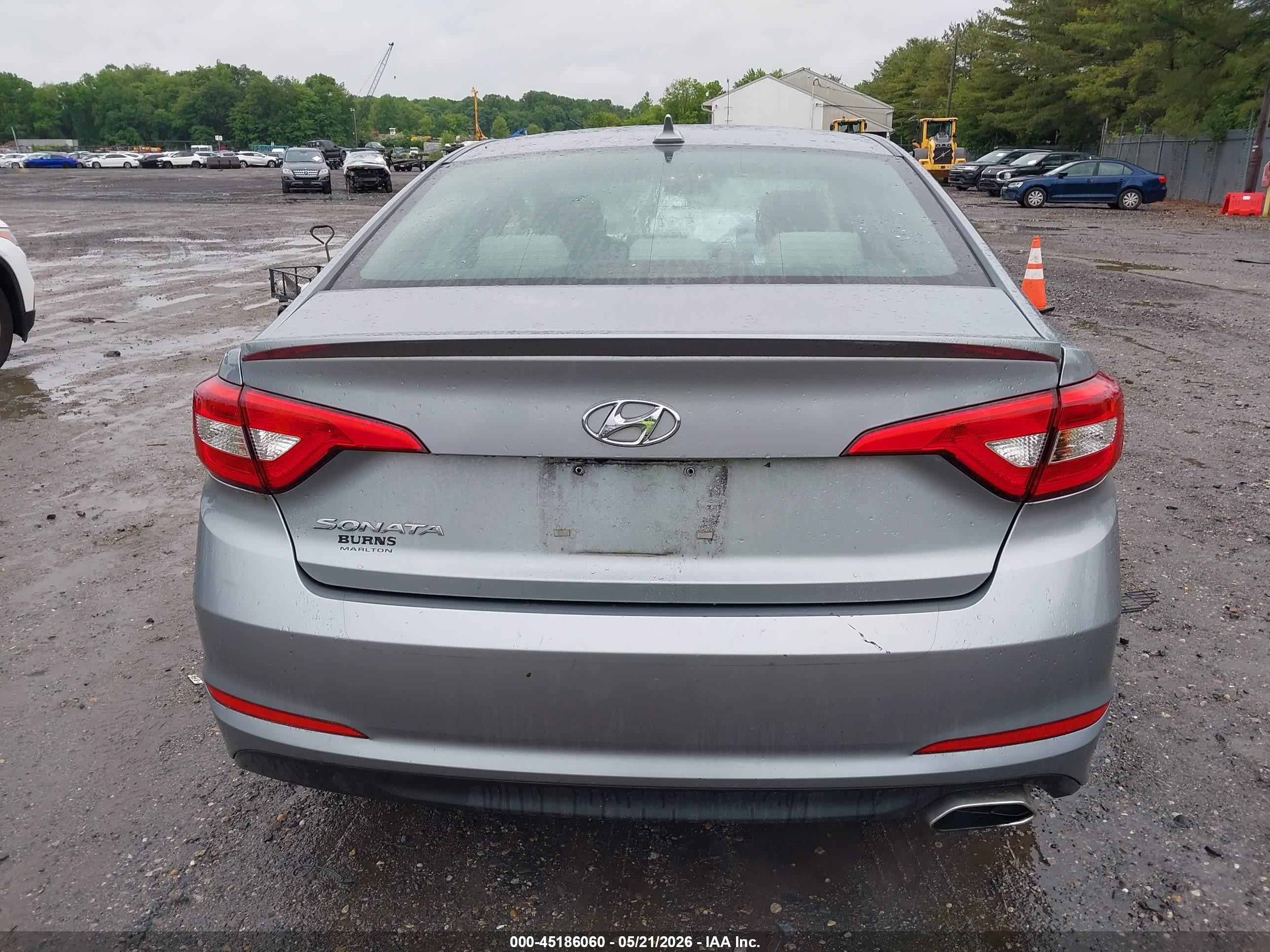 2015 Hyundai Sonata Se Silver vin: 5NPE24AF2FH232234