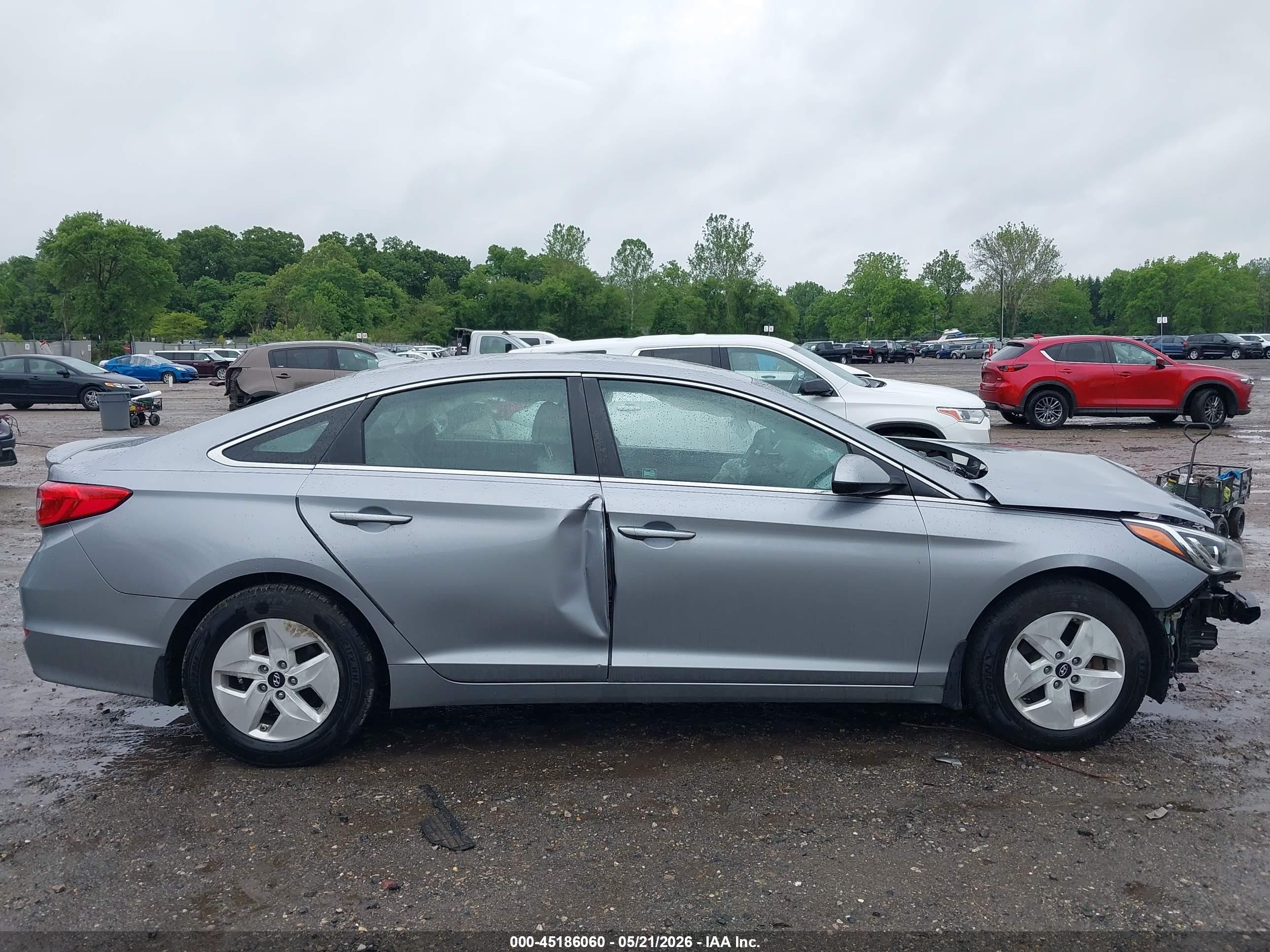 2015 Hyundai Sonata Se Silver vin: 5NPE24AF2FH232234