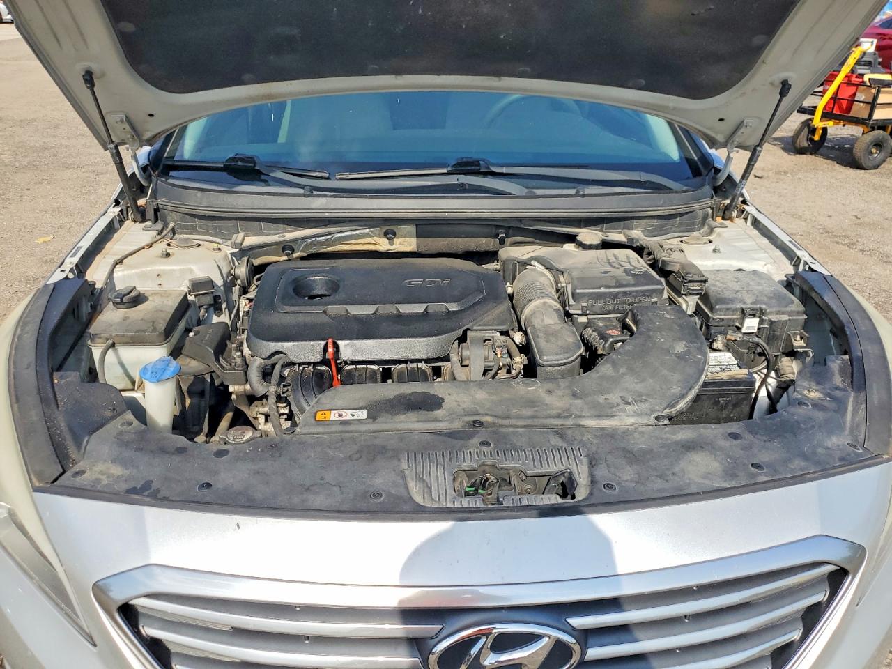 2015 Hyundai Sonata Se Silver vin: 5NPE24AF2FH240575