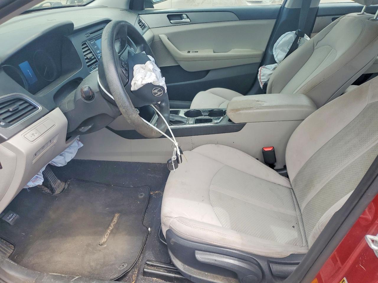 2015 Hyundai Sonata Se Red vin: 5NPE24AF2FH250829