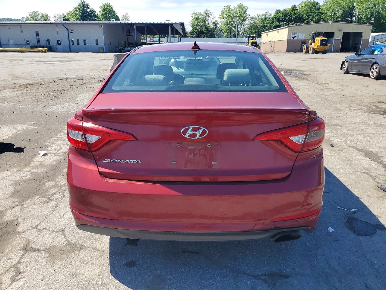 2015 Hyundai Sonata Se Red vin: 5NPE24AF2FH250829