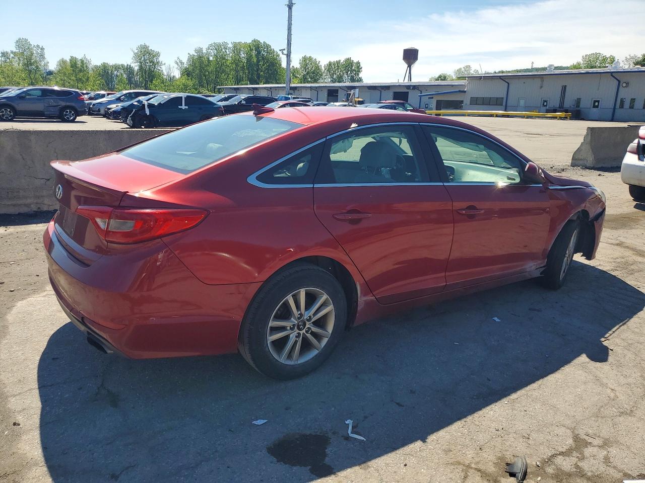 2015 Hyundai Sonata Se Red vin: 5NPE24AF2FH250829