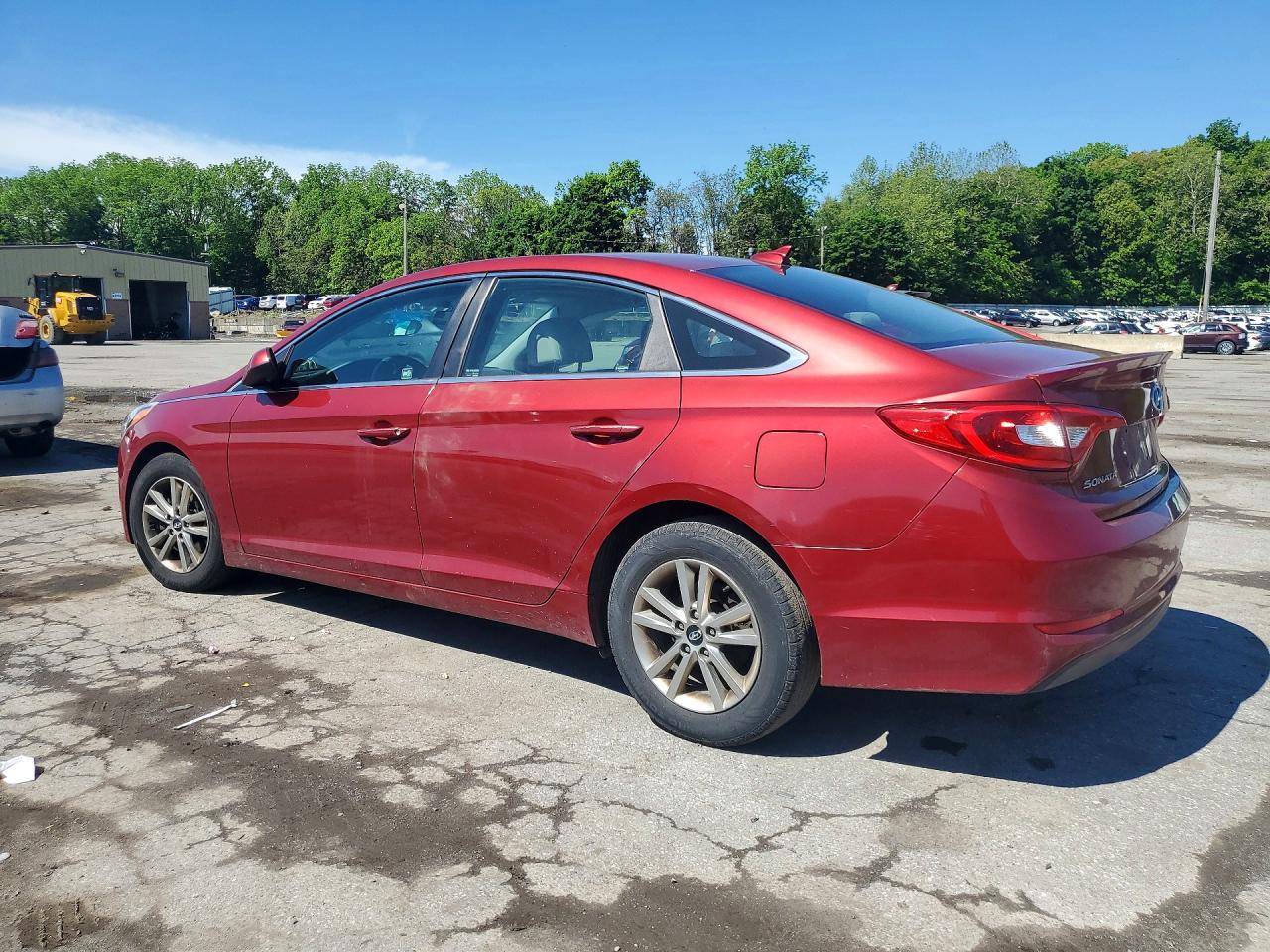 2015 Hyundai Sonata Se Red vin: 5NPE24AF2FH250829