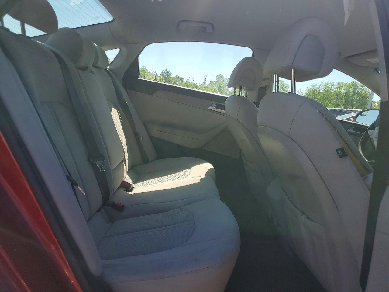 2015 Hyundai Sonata Se Red vin: 5NPE24AF2FH250829