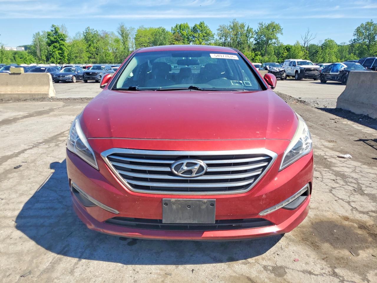 2015 Hyundai Sonata Se Red vin: 5NPE24AF2FH250829