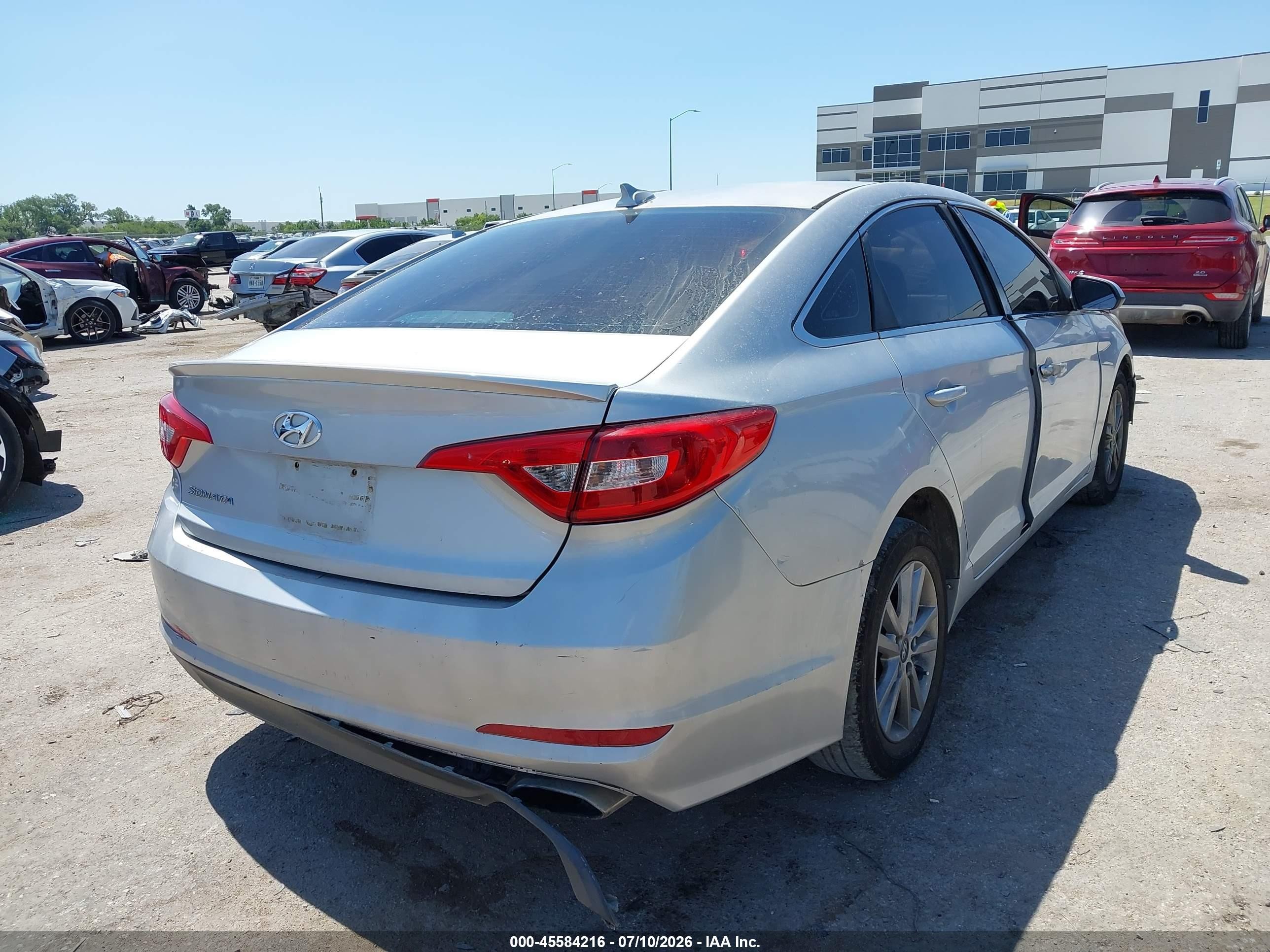 2015 Hyundai Sonata Se Silver vin: 5NPE24AF2FH256193
