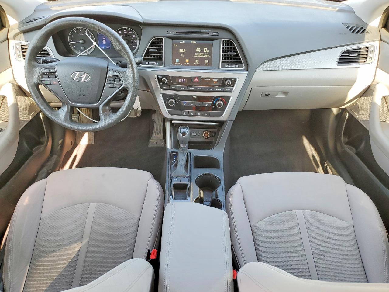 2016 Hyundai Sonata Se Gray vin: 5NPE24AF2GH332108