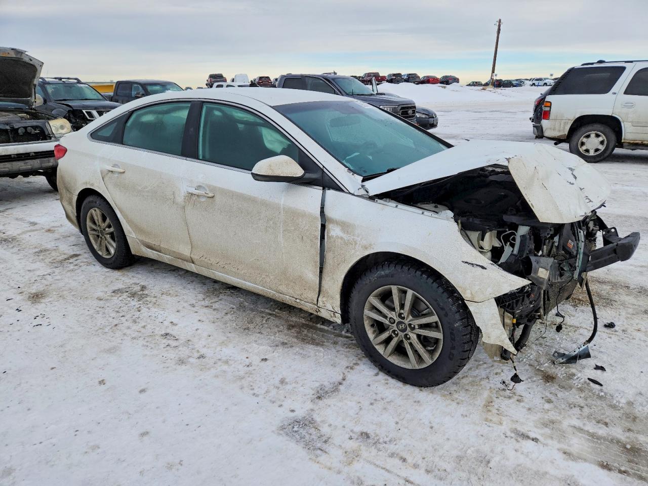 2016 Hyundai Sonata Se White vin: 5NPE24AF2GH337017