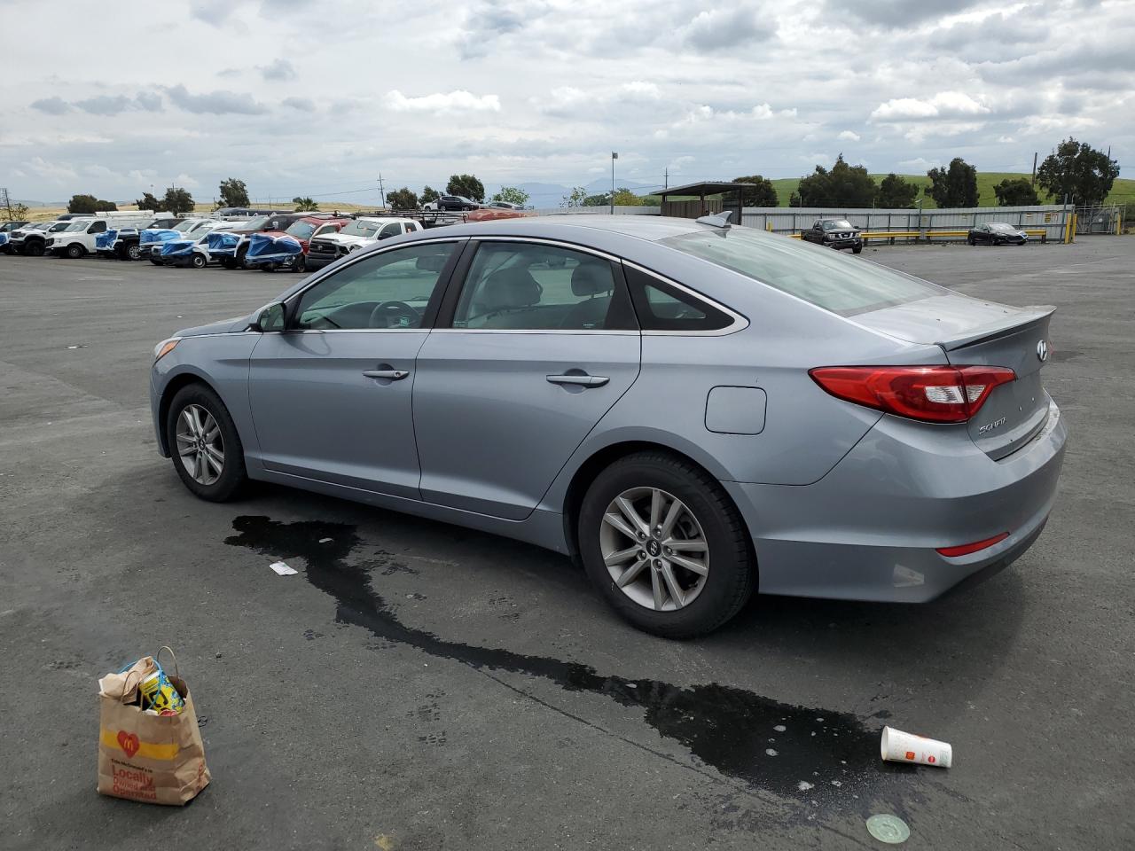 2016 Hyundai Sonata Se Gray vin: 5NPE24AF2GH363021