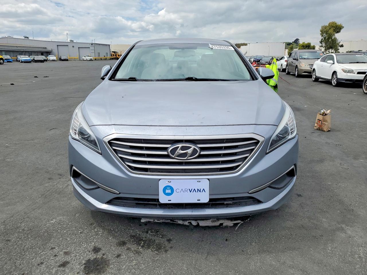 2016 Hyundai Sonata Se Gray vin: 5NPE24AF2GH363021