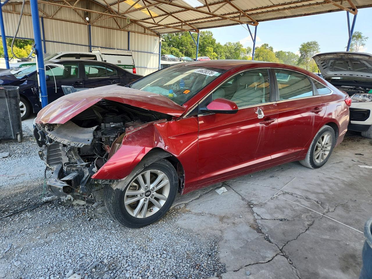 2016 Hyundai Sonata Se Red vin: 5NPE24AF2GH384418