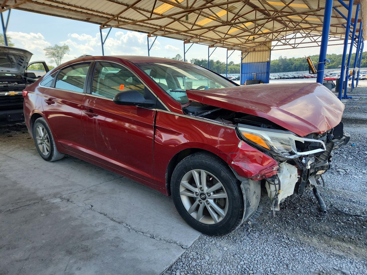 2016 Hyundai Sonata Se Red vin: 5NPE24AF2GH384418