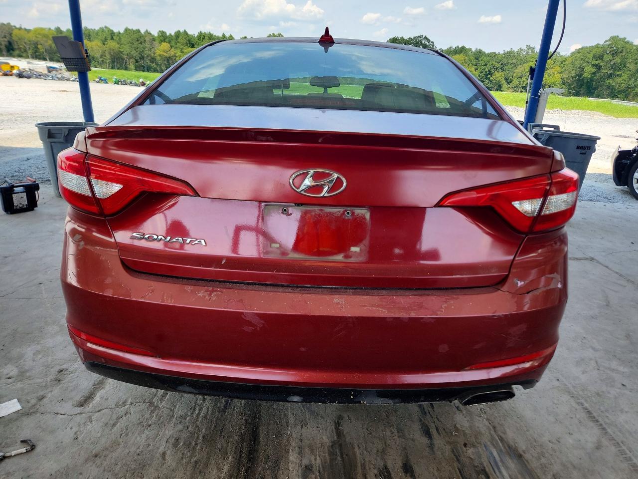 2016 Hyundai Sonata Se Red vin: 5NPE24AF2GH384418