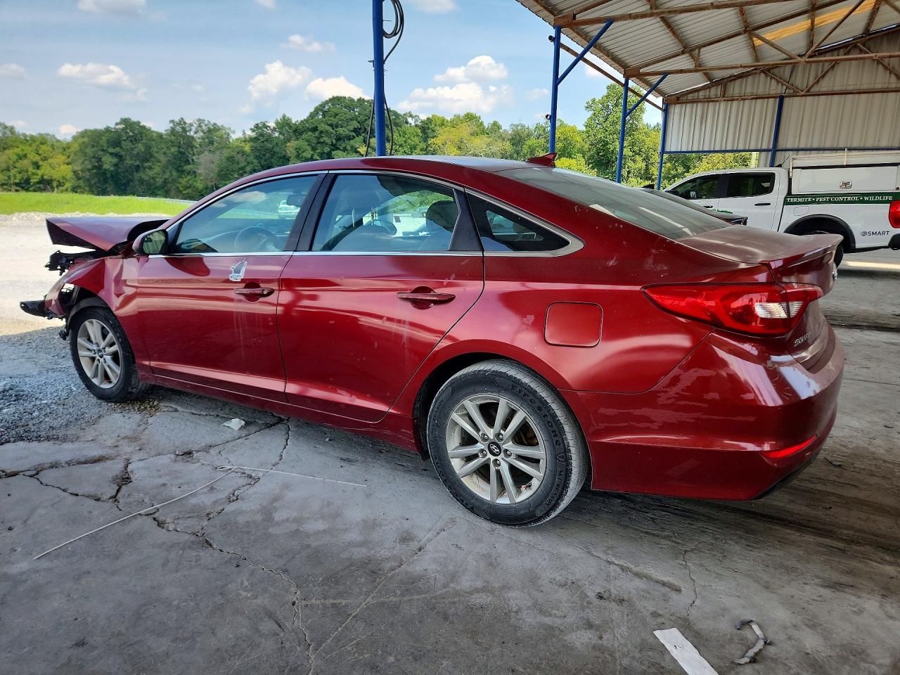 2016 Hyundai Sonata Se Red vin: 5NPE24AF2GH384418
