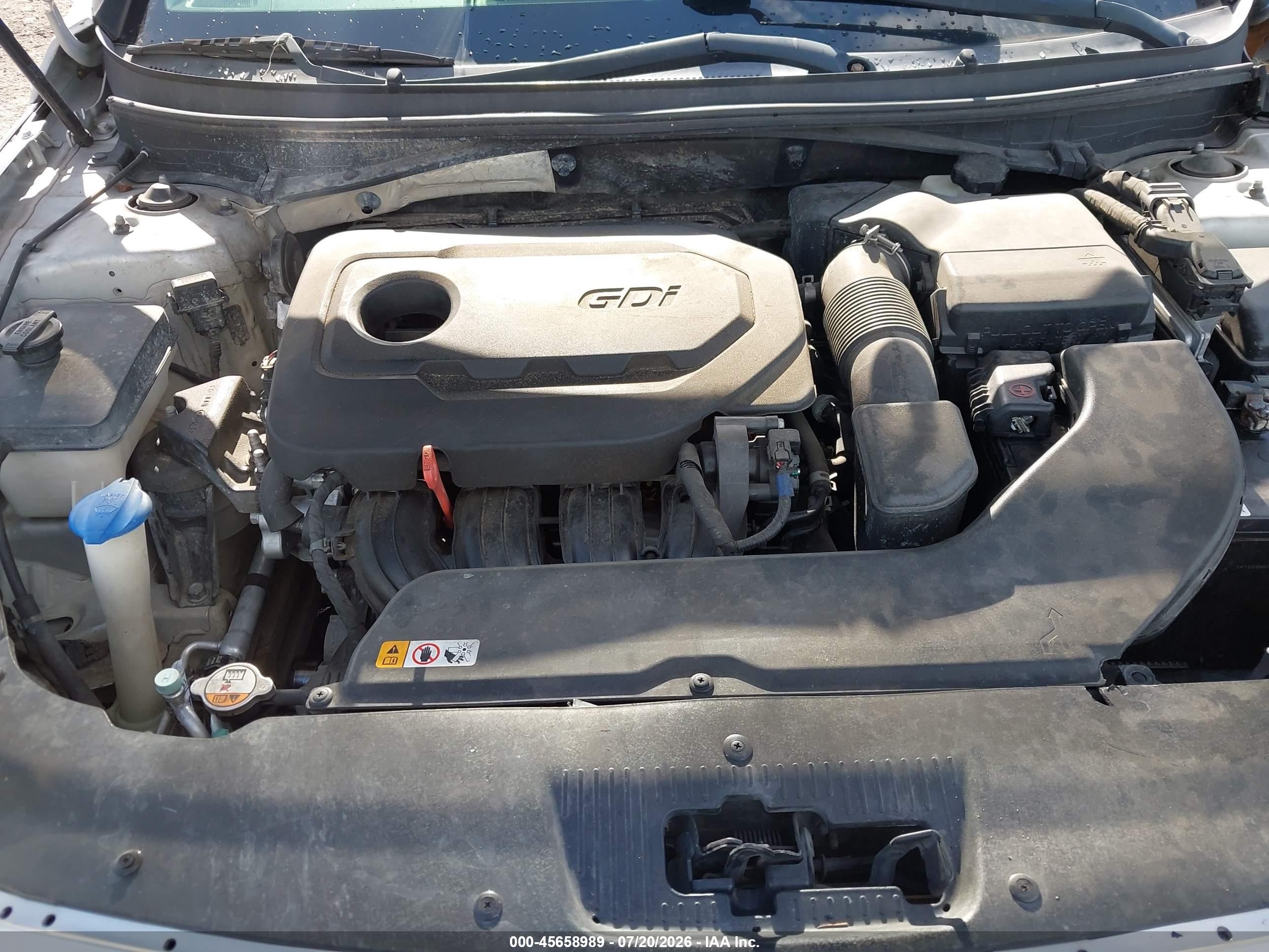 2017 Hyundai Sonata Серебряный vin: 5NPE24AF2HH503974