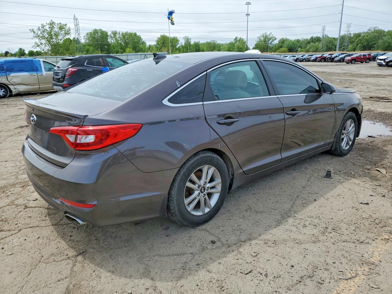 2017 Hyundai Sonata Se Gray vin: 5NPE24AF2HH504266