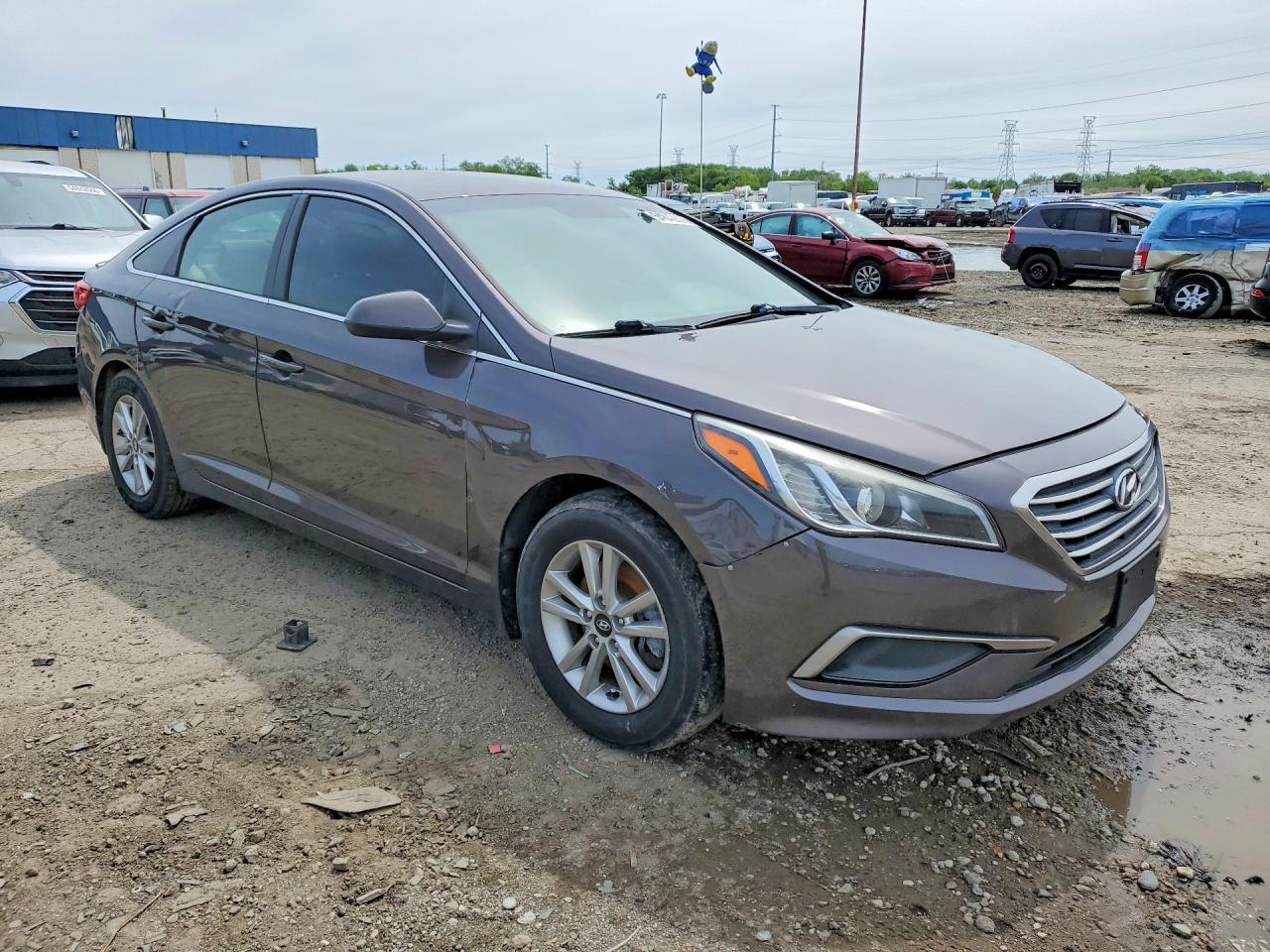 2017 Hyundai Sonata Se Gray vin: 5NPE24AF2HH504266