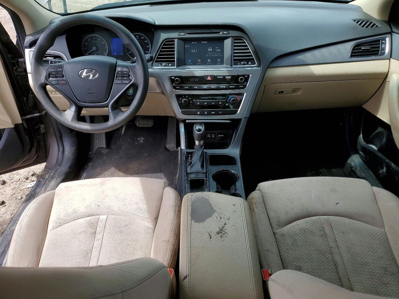 2017 Hyundai Sonata Se Gray vin: 5NPE24AF2HH504266