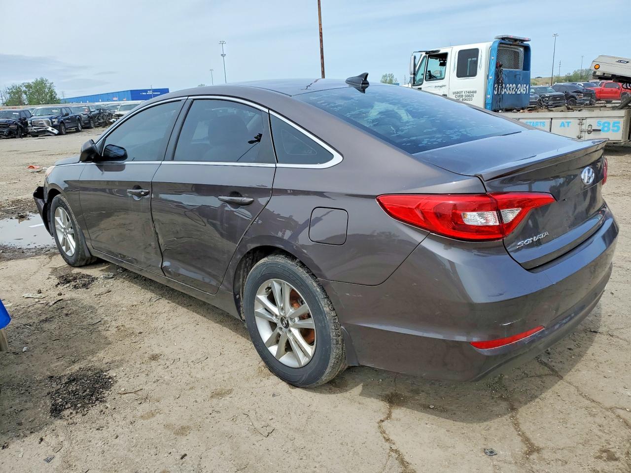 2017 Hyundai Sonata Se Gray vin: 5NPE24AF2HH504266