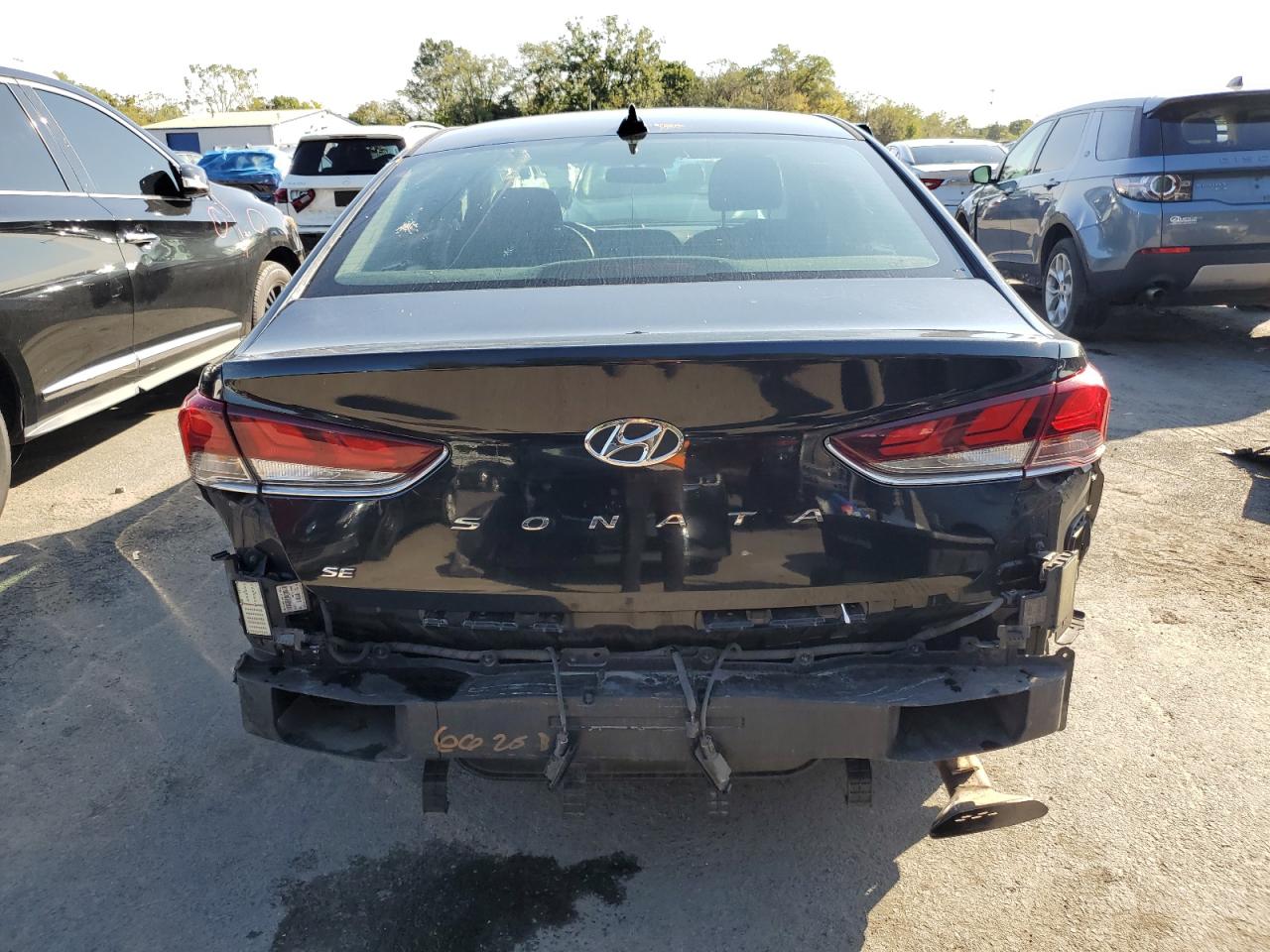 2018 Hyundai Sonata Se Черный vin: 5NPE24AF2JH724819