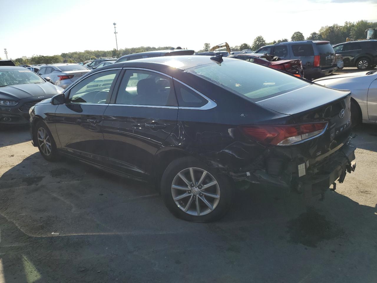 2018 Hyundai Sonata Se Черный vin: 5NPE24AF2JH724819