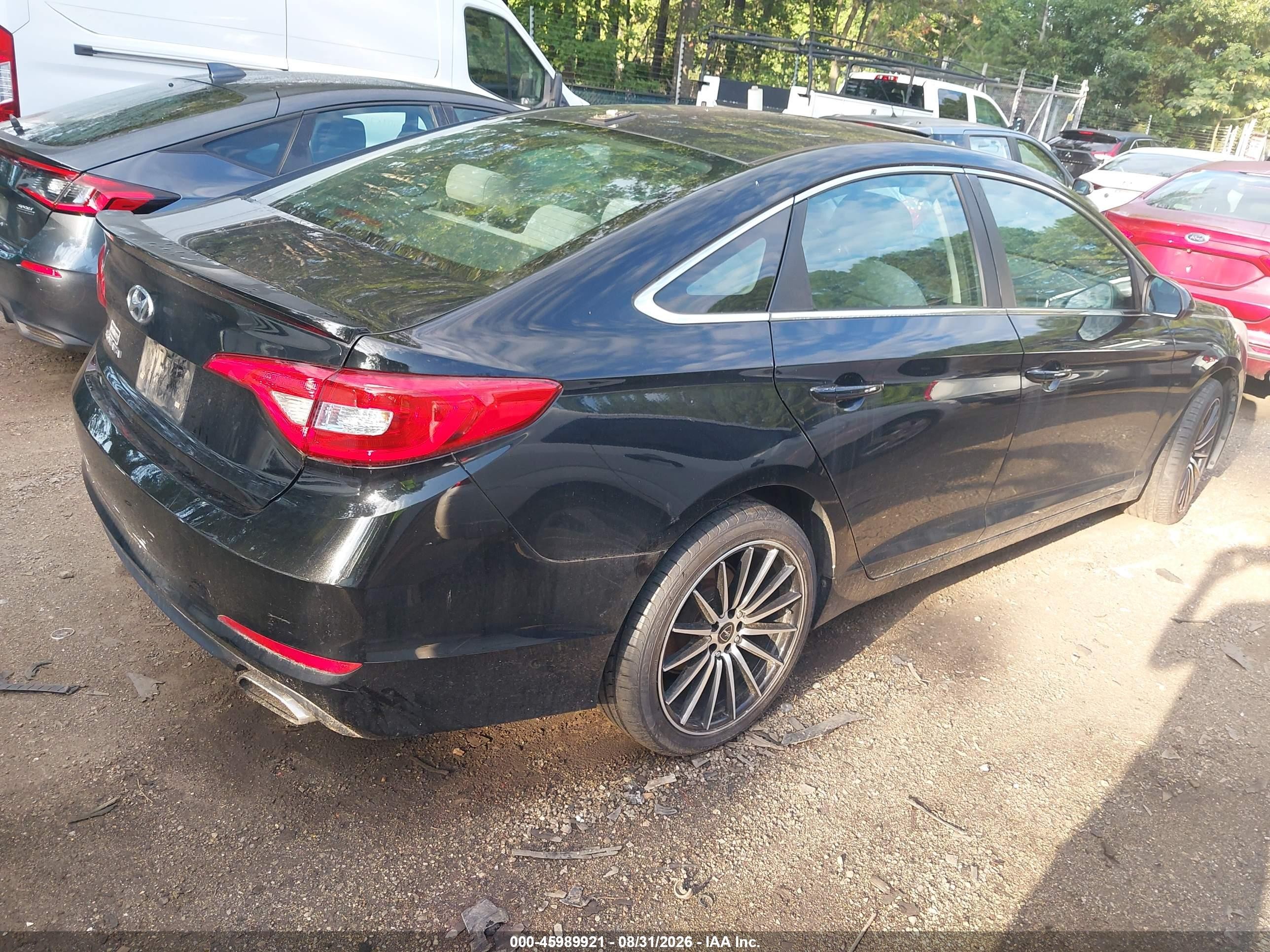 2015 Hyundai Sonata Se Black vin: 5NPE24AF3FH003903