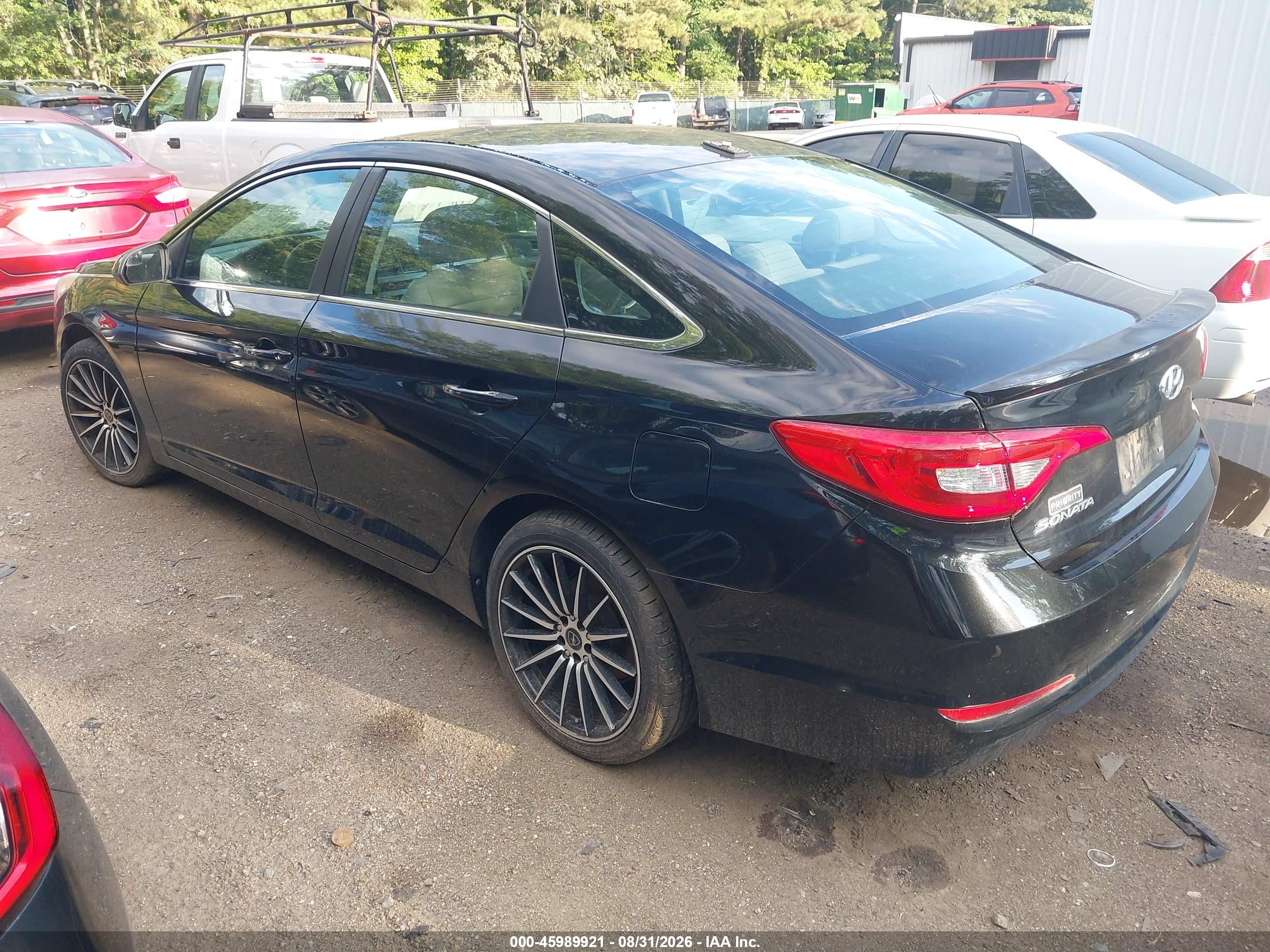 2015 Hyundai Sonata Se Black vin: 5NPE24AF3FH003903