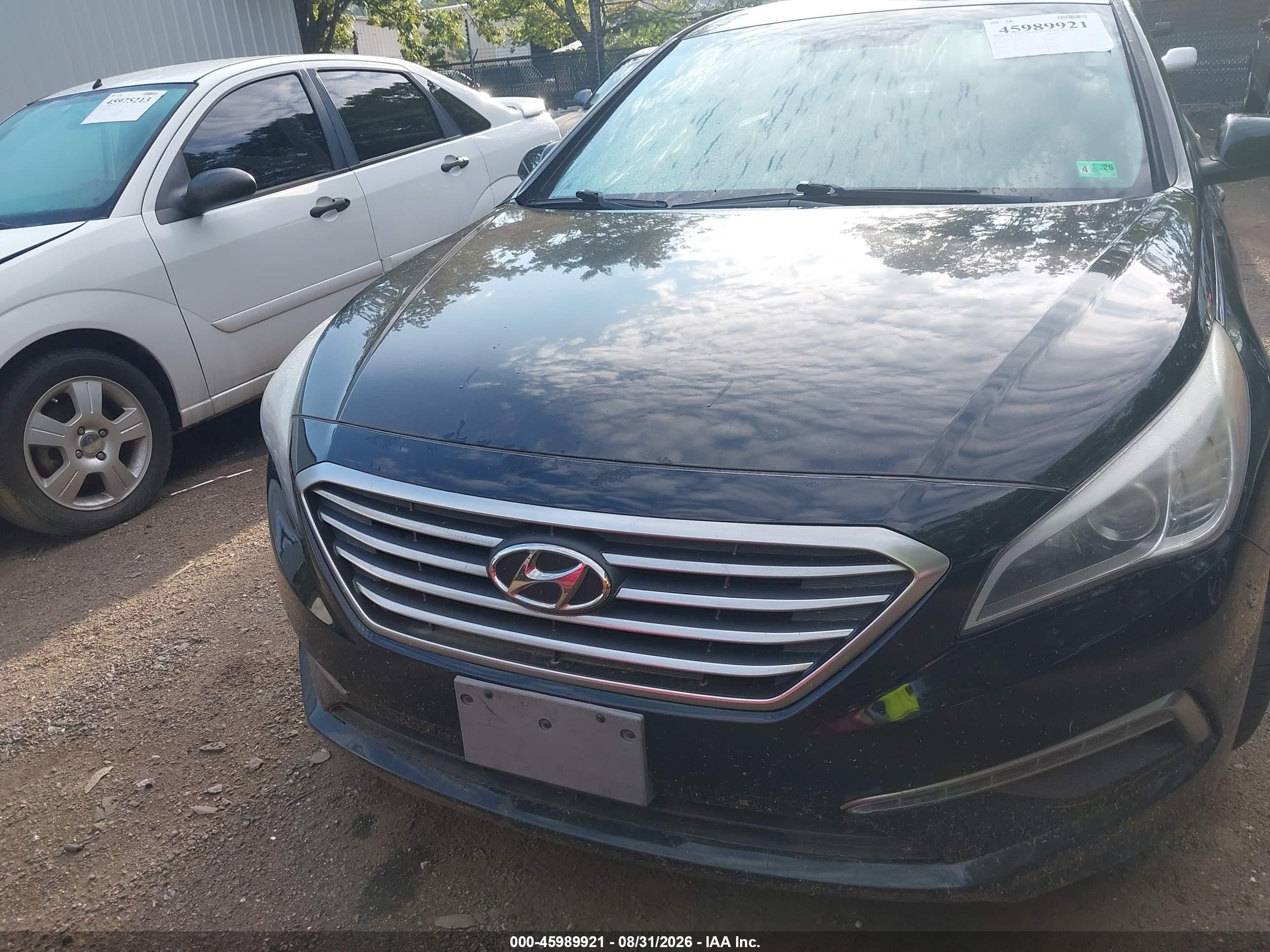 2015 Hyundai Sonata Se Black vin: 5NPE24AF3FH003903