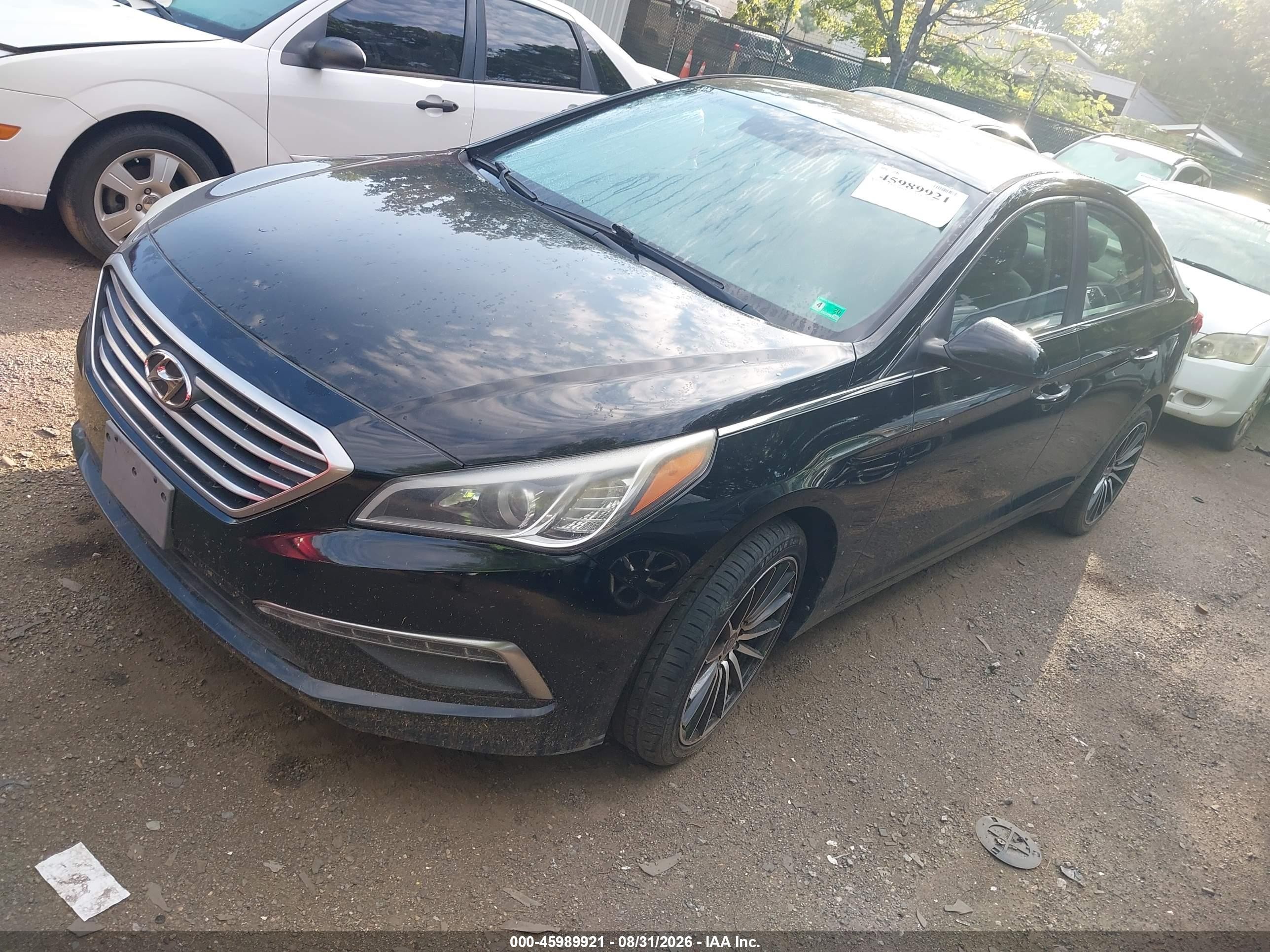 2015 Hyundai Sonata Se Black vin: 5NPE24AF3FH003903