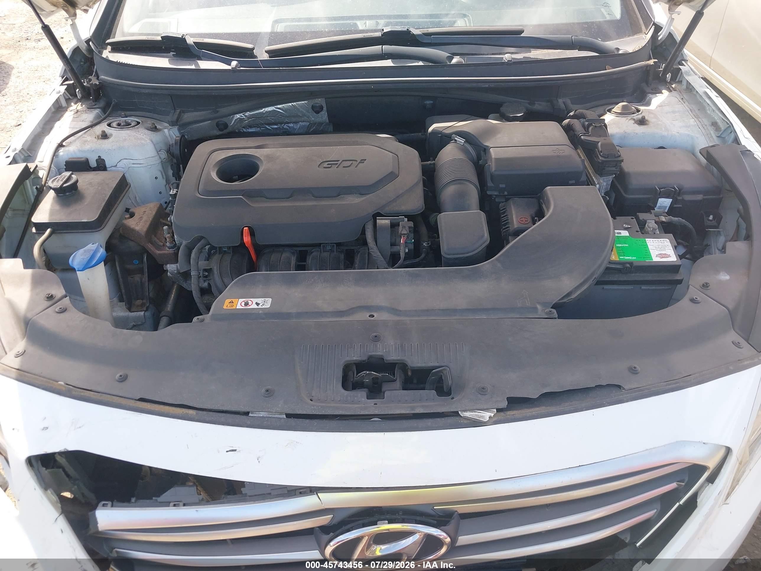 2015 Hyundai Sonata Se White vin: 5NPE24AF3FH006137