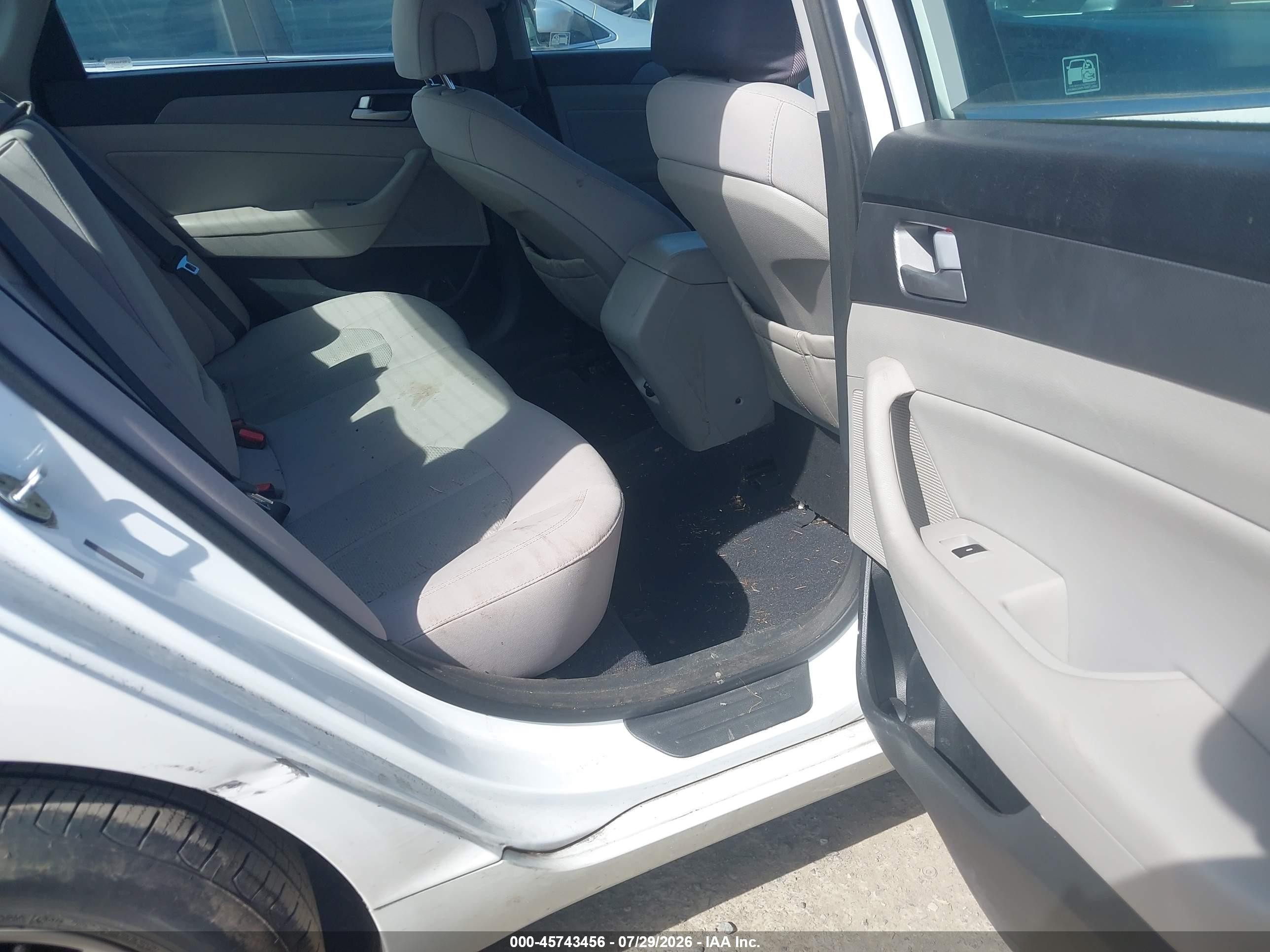 2015 Hyundai Sonata Se White vin: 5NPE24AF3FH006137