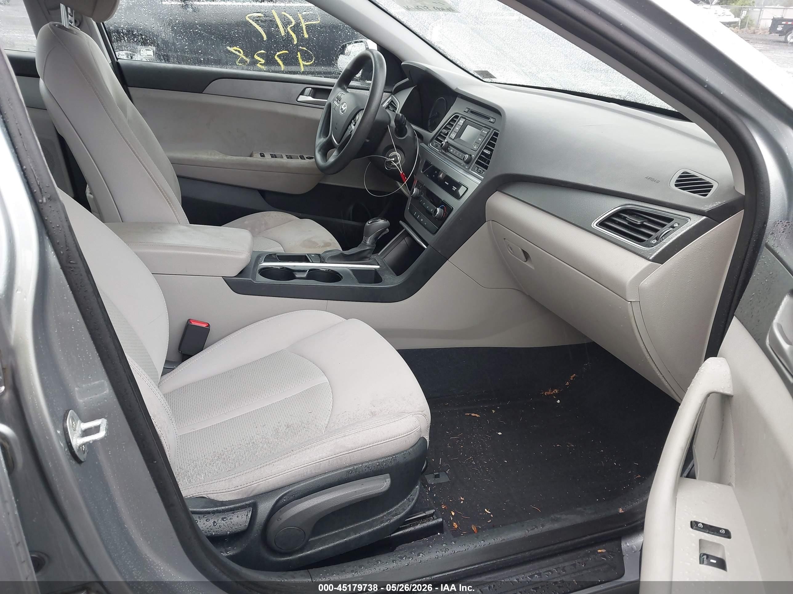 2015 Hyundai Sonata Se Silver vin: 5NPE24AF3FH008714