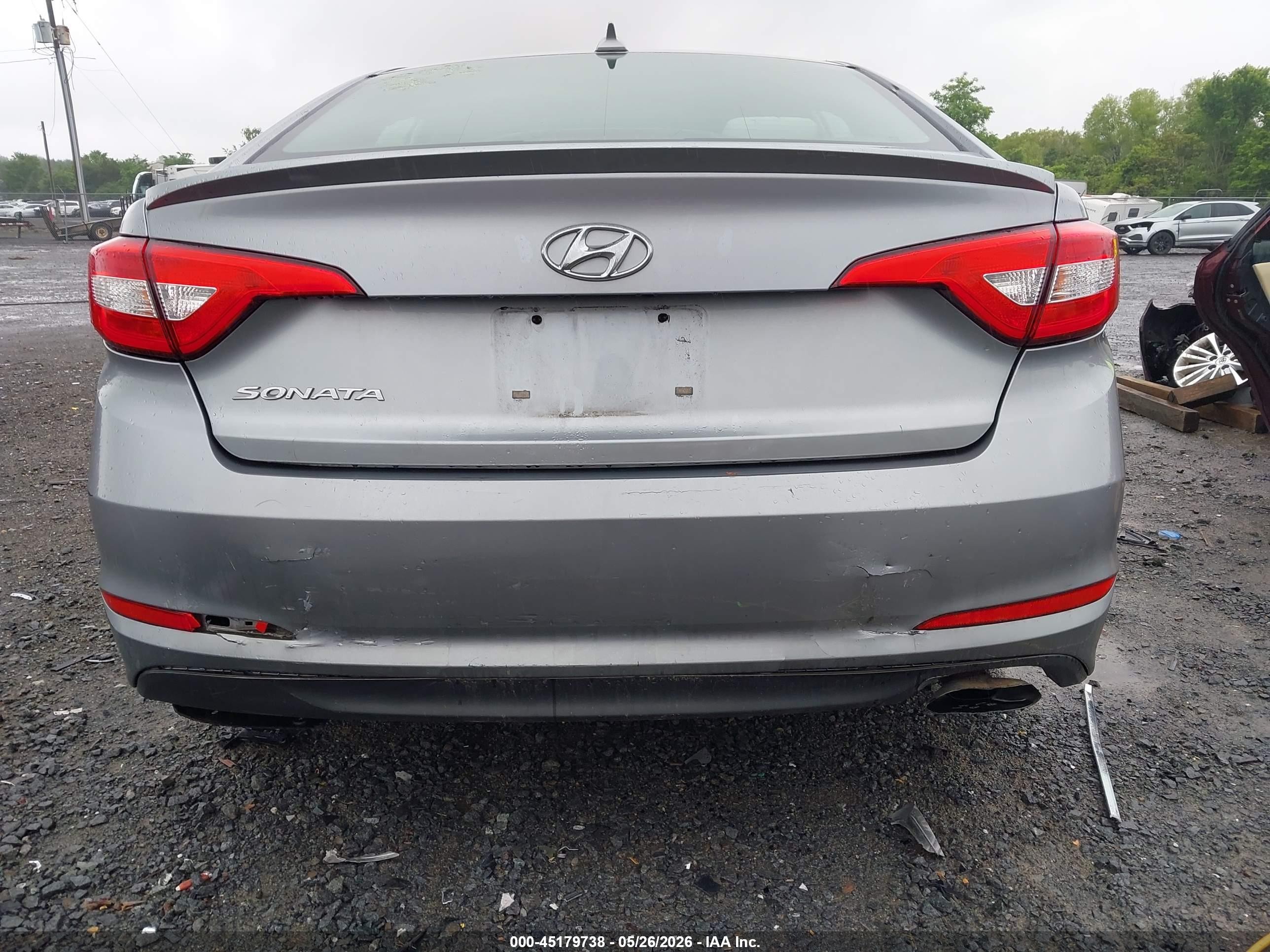 2015 Hyundai Sonata Se Silver vin: 5NPE24AF3FH008714