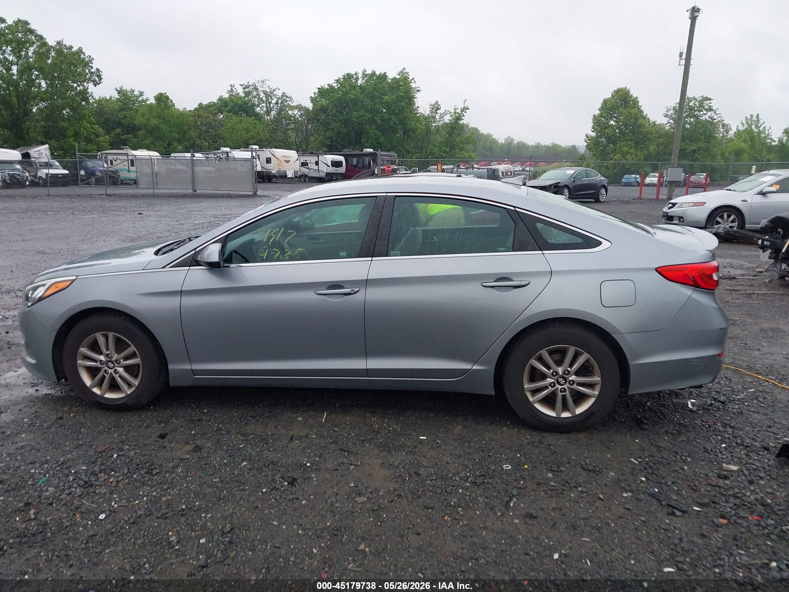 2015 Hyundai Sonata Se Silver vin: 5NPE24AF3FH008714