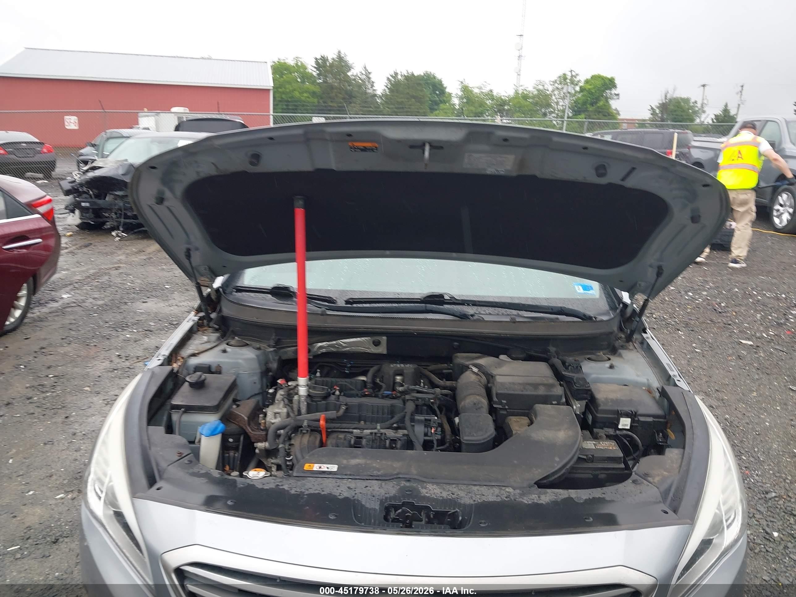 2015 Hyundai Sonata Se Silver vin: 5NPE24AF3FH008714