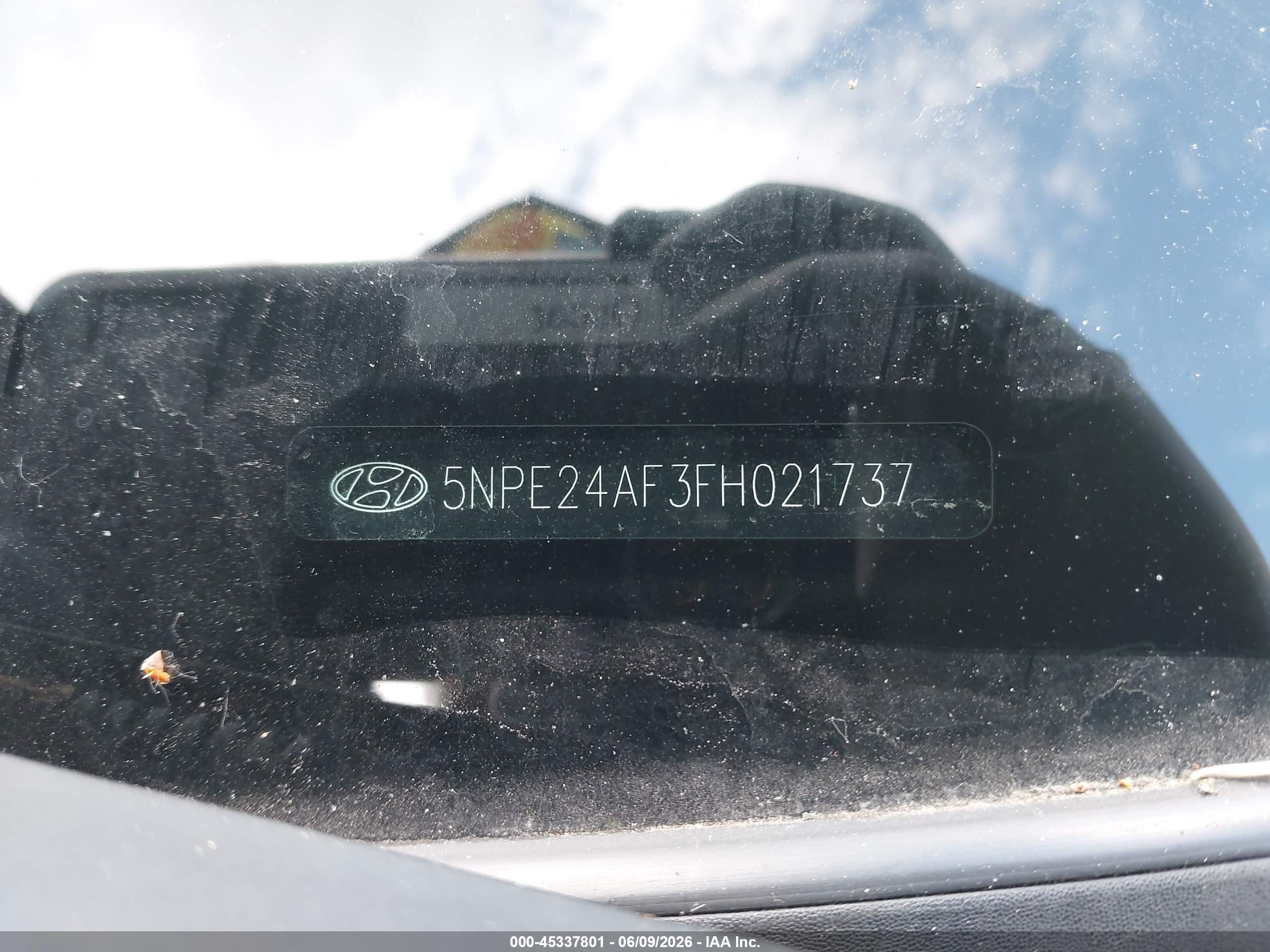 2015 Hyundai Sonata Se Gray vin: 5NPE24AF3FH021737