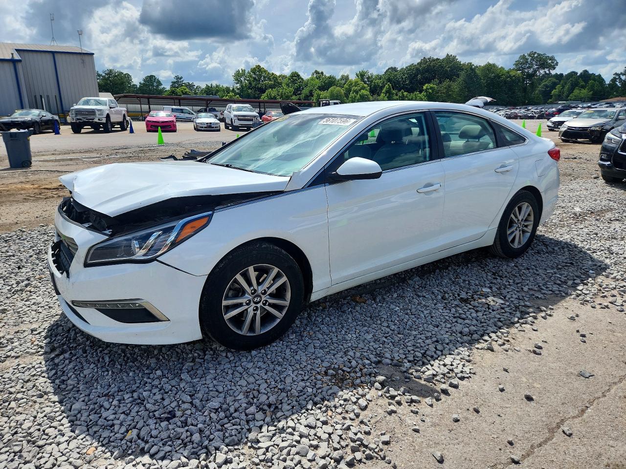 2015 Hyundai Sonata Se White vin: 5NPE24AF3FH038425