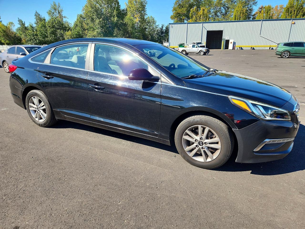 2015 Hyundai Sonata Se Black vin: 5NPE24AF3FH065205